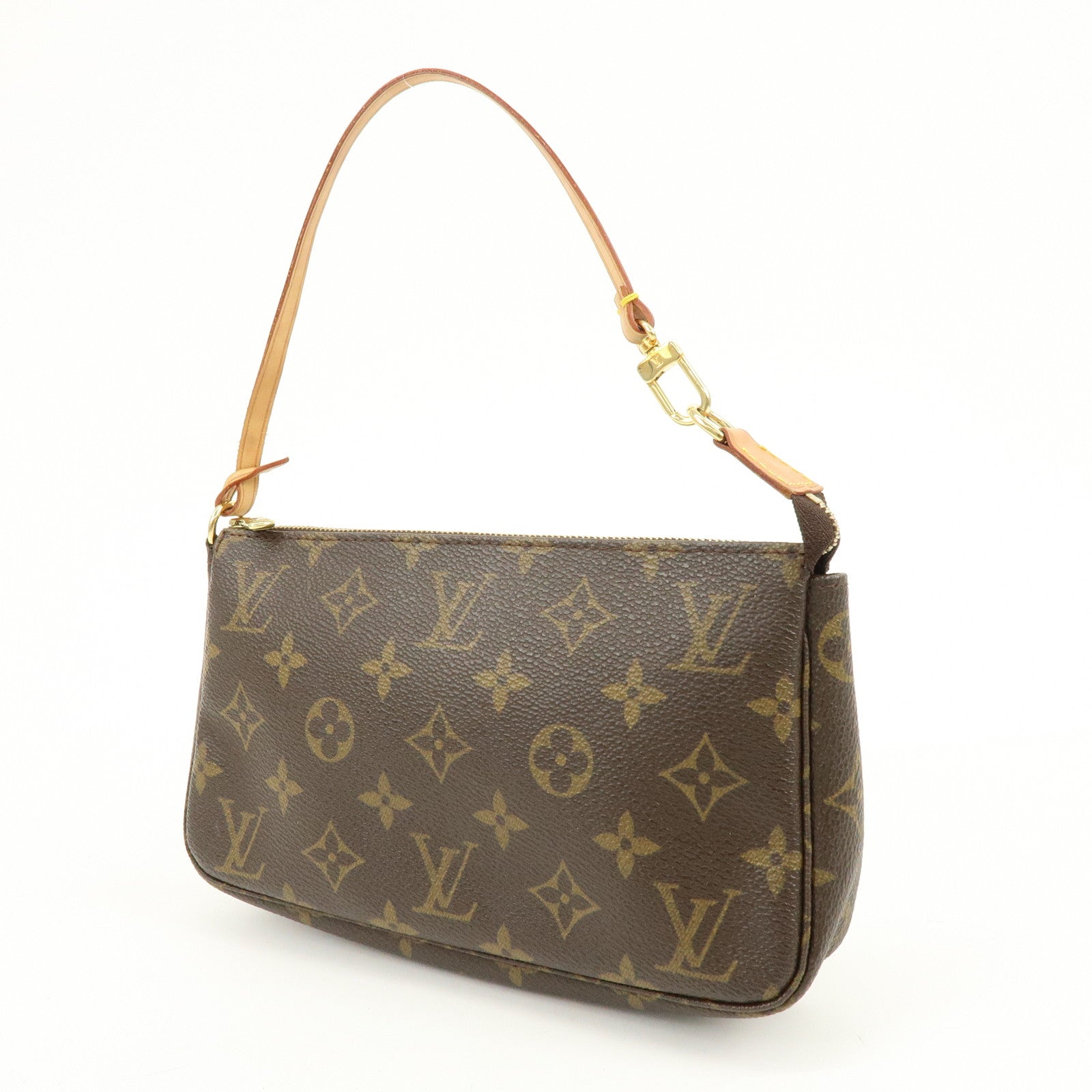 Louis Vuitton Monogram Pochette Accessoires Pouch Hand Bag M51980