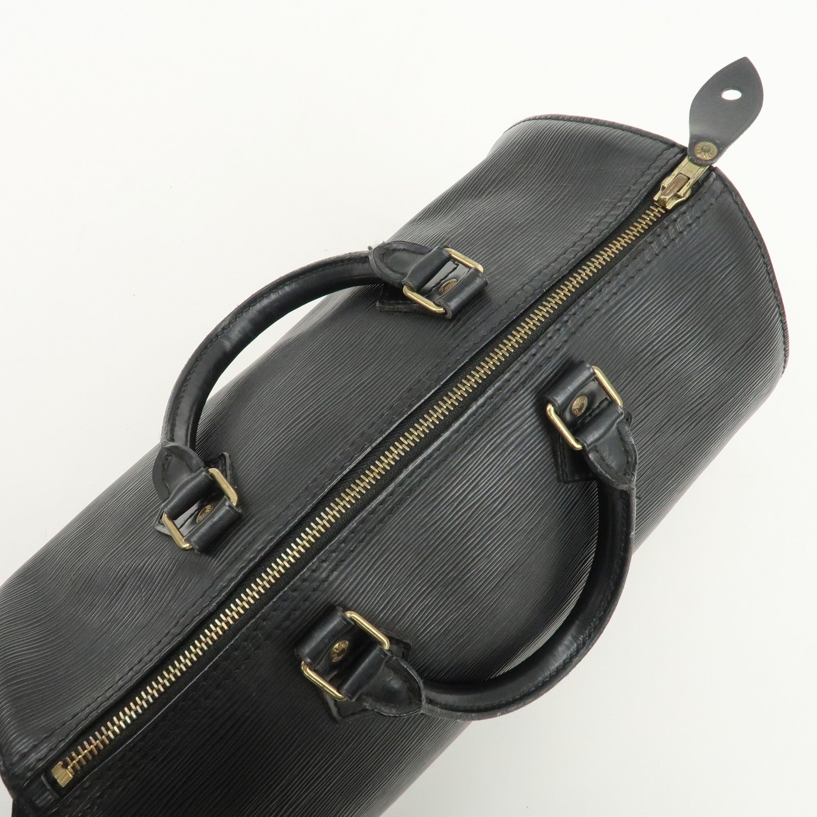 Louis Vuitton Epi Speedy 35 Boston Bag Hand Bag Noir Black M42992