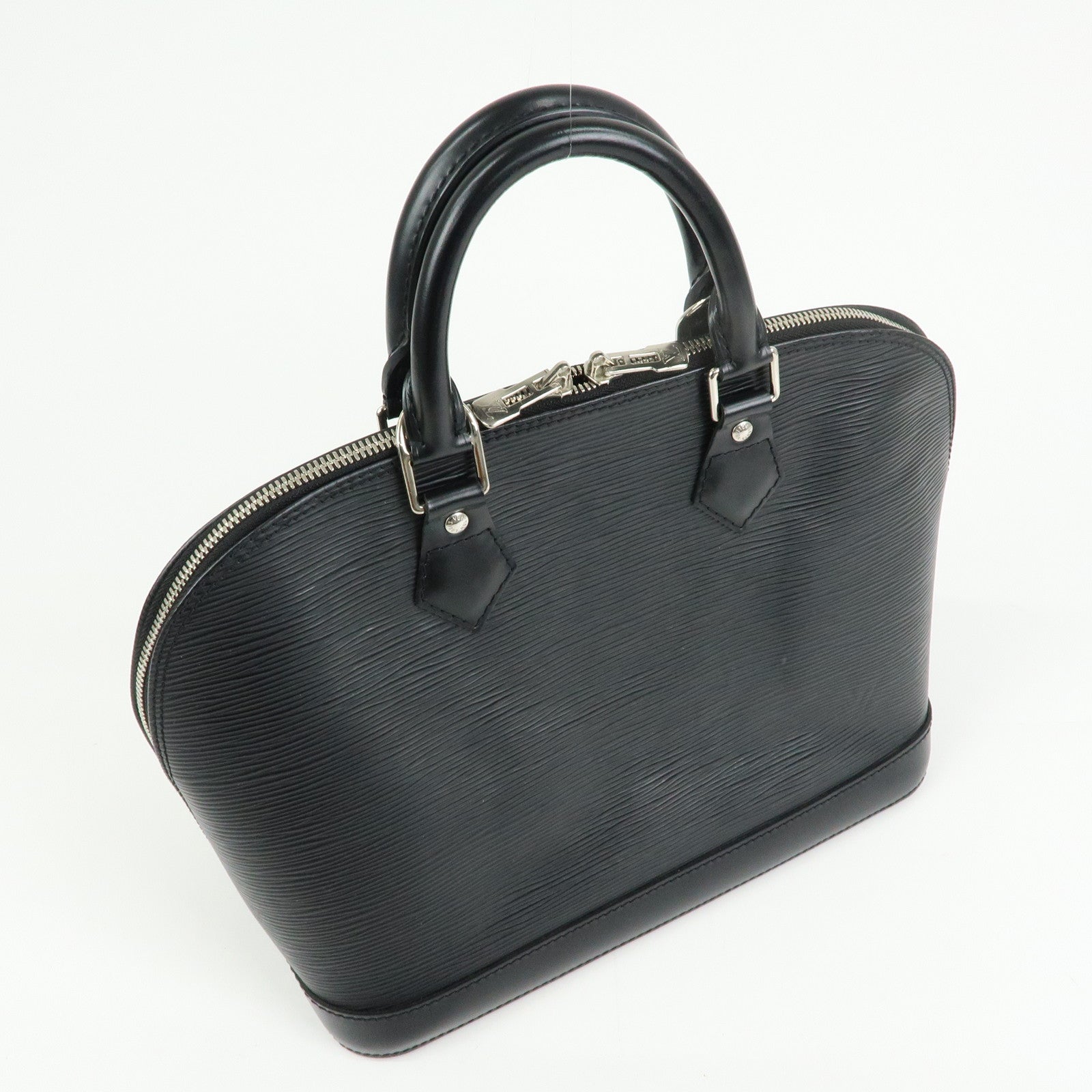 Louis Vuitton Epi Leather Alma PM Hand Bag Noir Black M40302