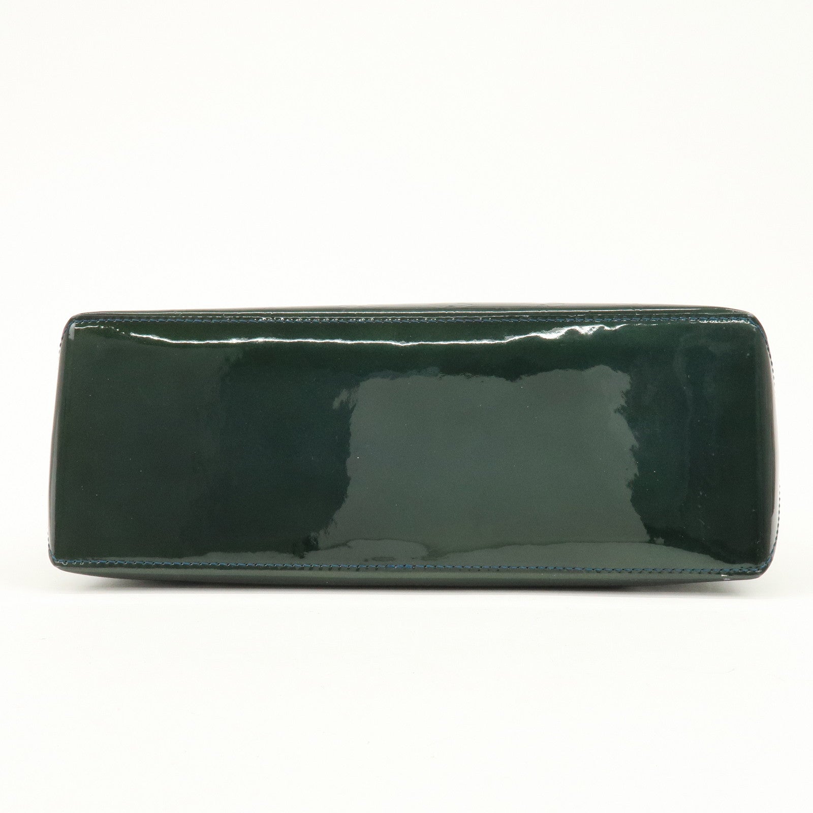 Louis Vuitton Monogram Vernis Wilshire PM Hand Bag Bleu Nuit M93684