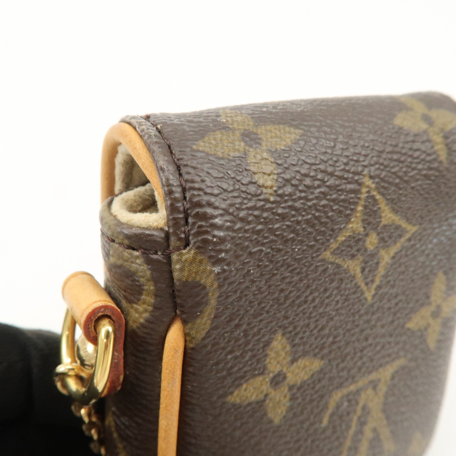 Louis Vuitton Monogram Pochette Tulum Mini Pouch Purse M60020