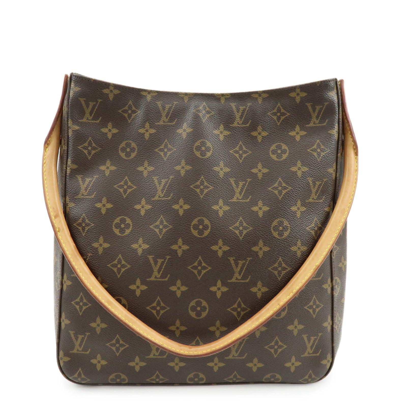 Louis Vuitton Monogram Looping GM Shoulder Bag Brown M51145