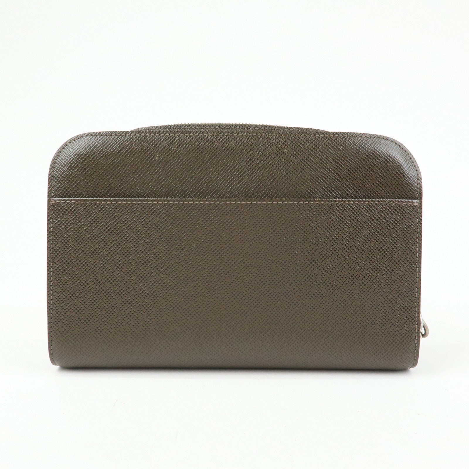 Louis Vuitton Taiga Organizer de Poche Clutch Bag Grizzly M30183