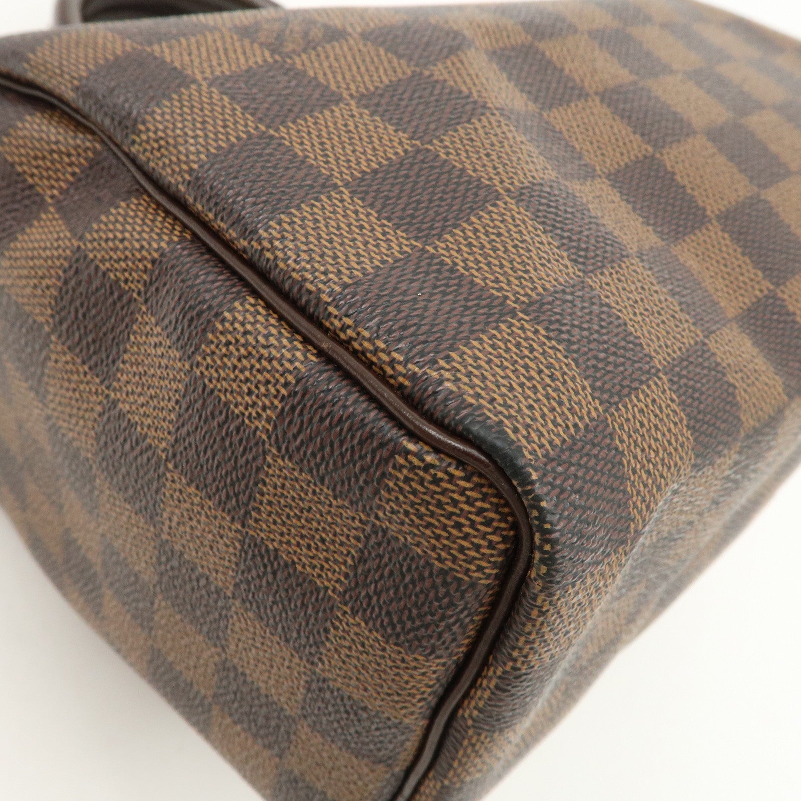 Louis Vuitton Damier Ebene Speedy 25 Hand Bag Boston Bag N41532