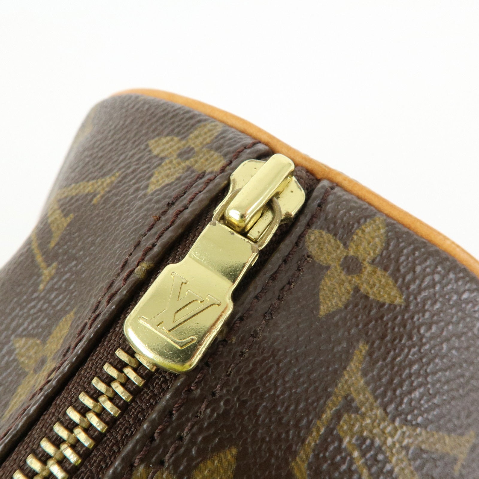 Louis Vuitton Monogram Papillon 30 Canvas Hand Bag Brown M51385