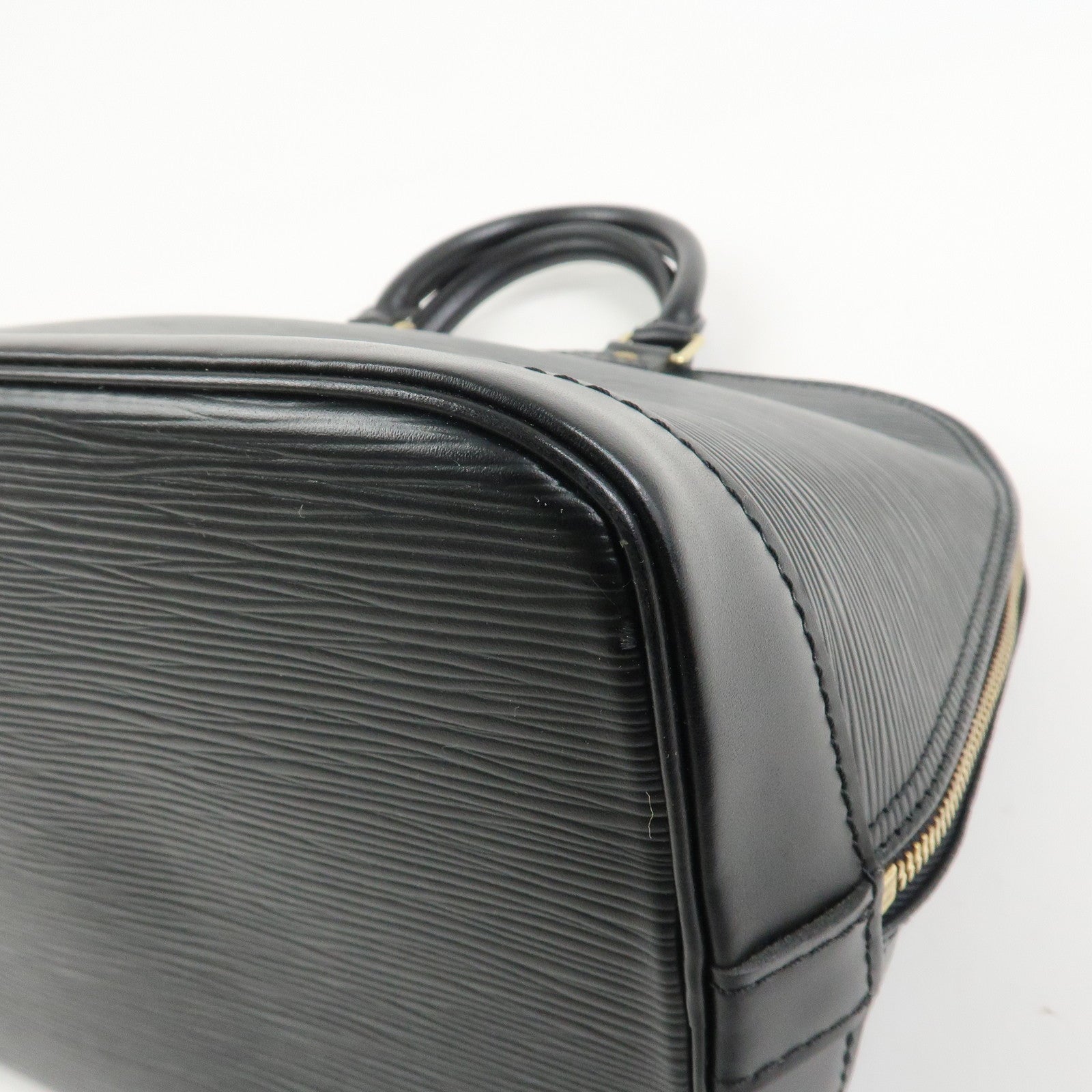 Louis Vuitton Epi Leather Alma PM Hand Bag Noir Black M52142