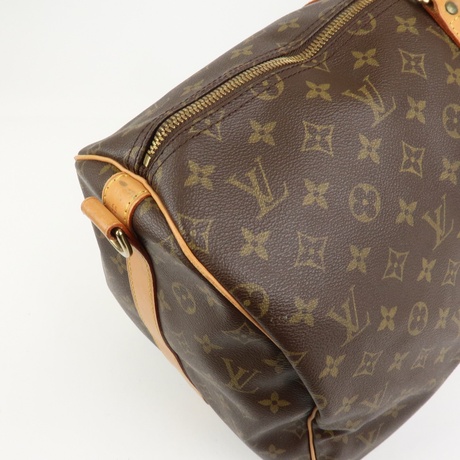Louis Vuitton Monogram Keep All Bandouliere 55 Boston Bag M41414