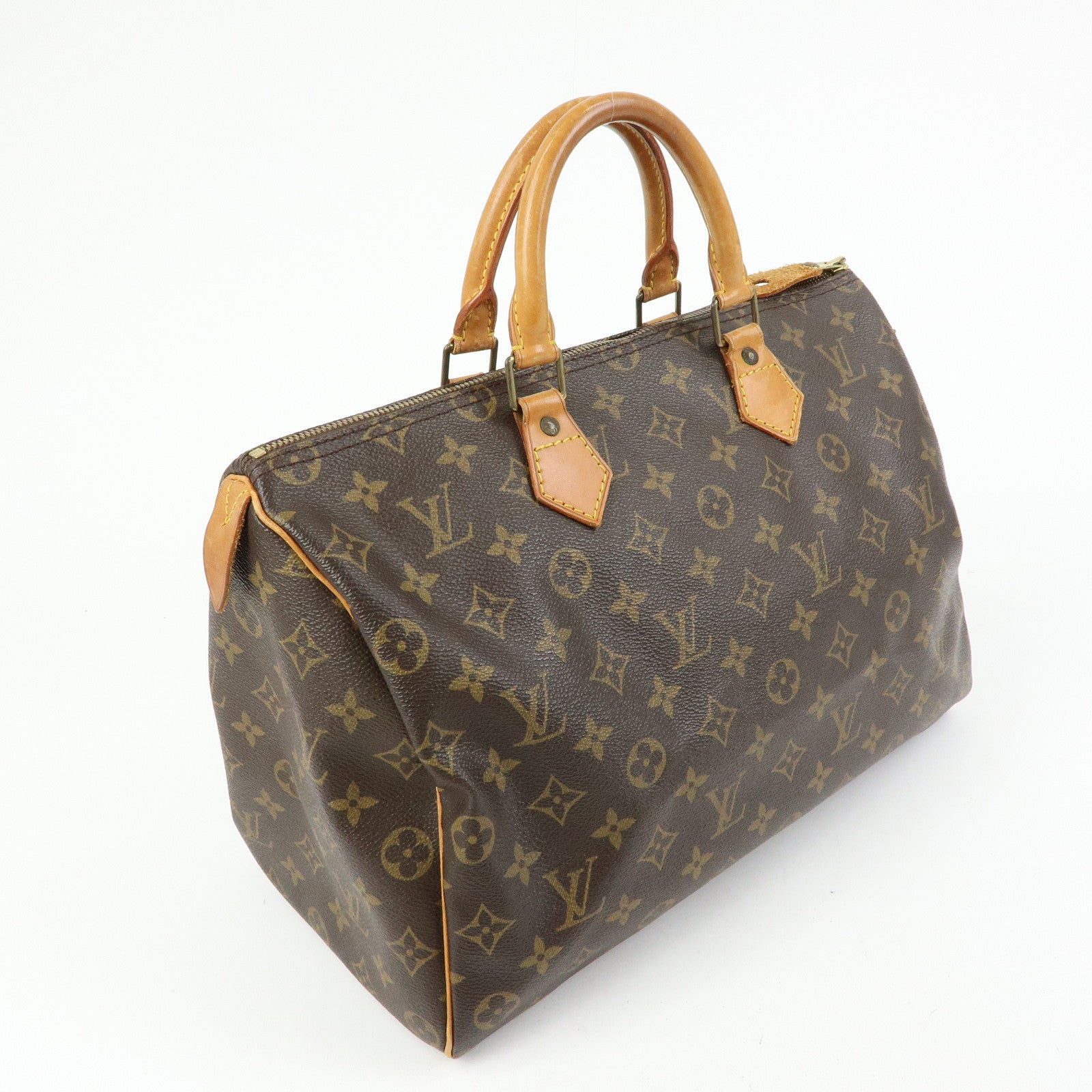 Louis Vuitton Monogram Speedy 35 Boston Bag Hand Bag M41524