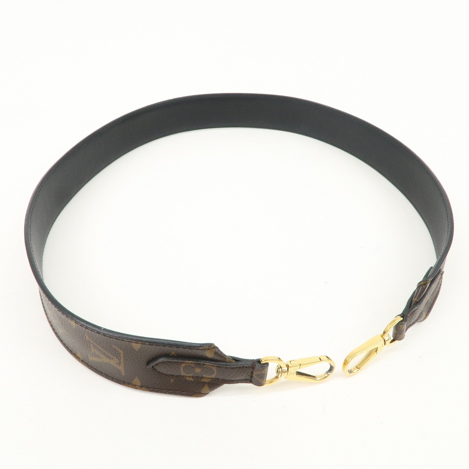 Louis Vuitton Monogram Canvas Shoulder Strap 90cm Noir J02288