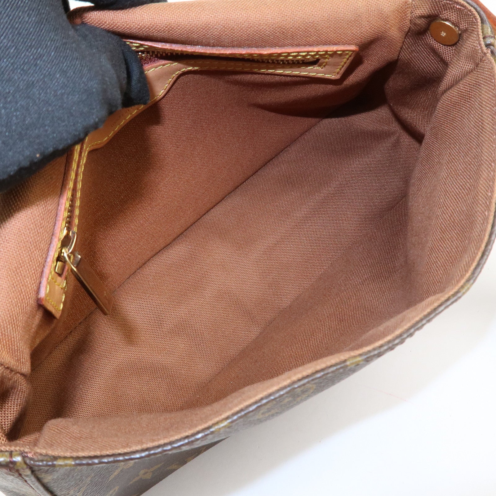 Louis Vuitton Monogram Mini Looping Shoulder Bag Brown M51147 Used