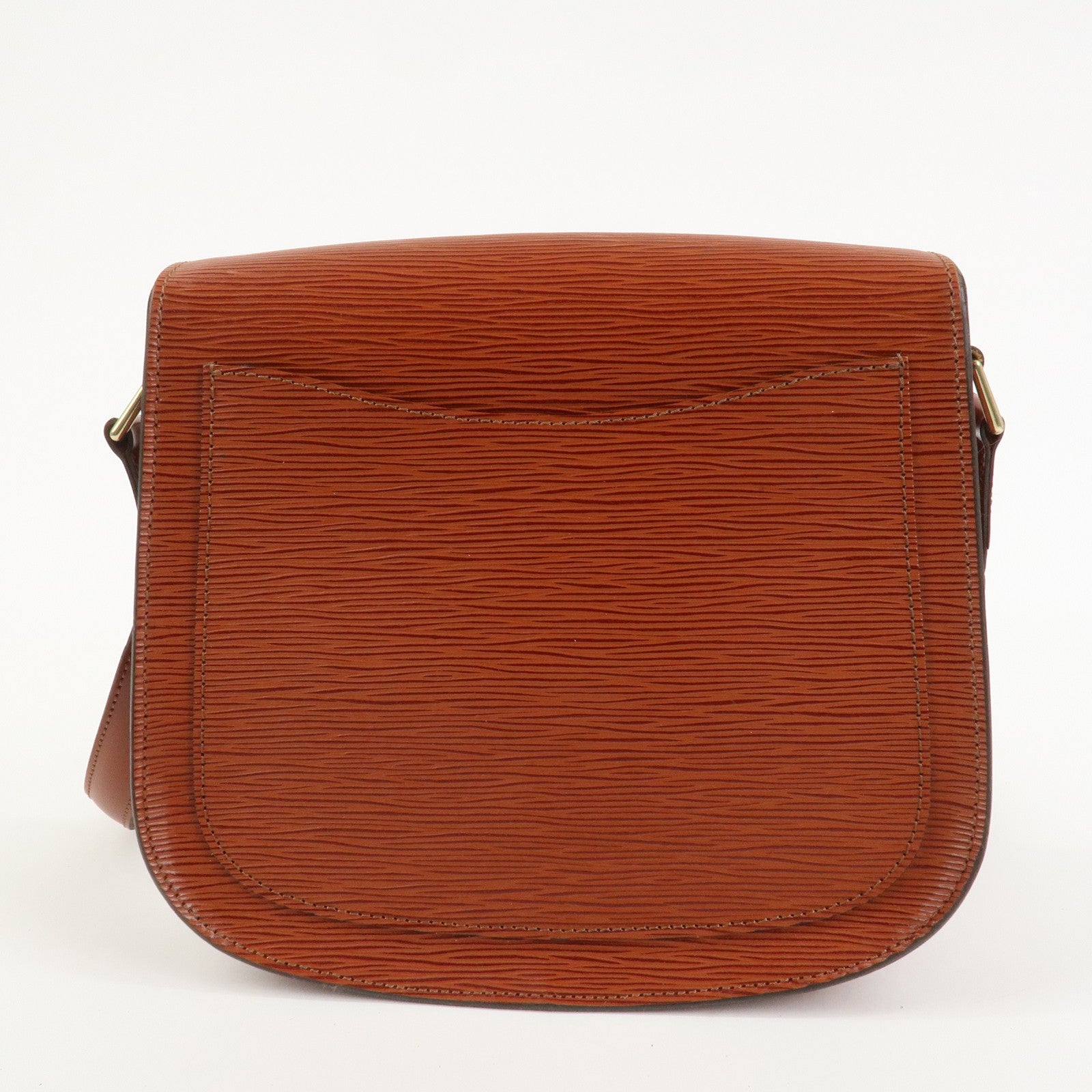 Louis Vuitton Epi Saint Cloud Shoulder Bag Kenya Brown M52193