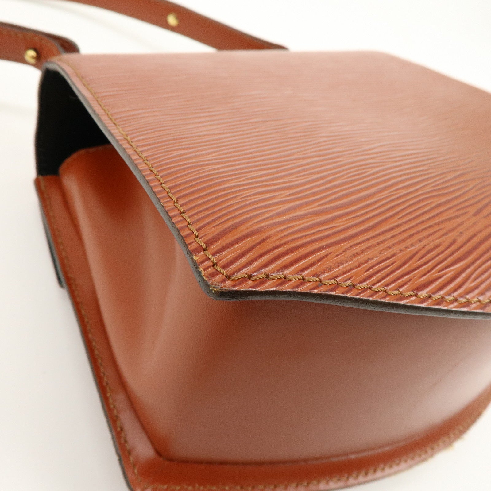 Louis Vuitton Epi Tilsit Shoulder Bag Hand Bag Kenya Brown M52483