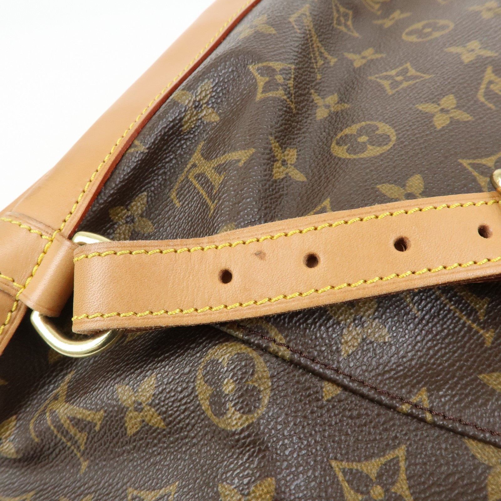 Louis Vuitton Monogram Montsouris GM Backpack Rucksack Brown M51135