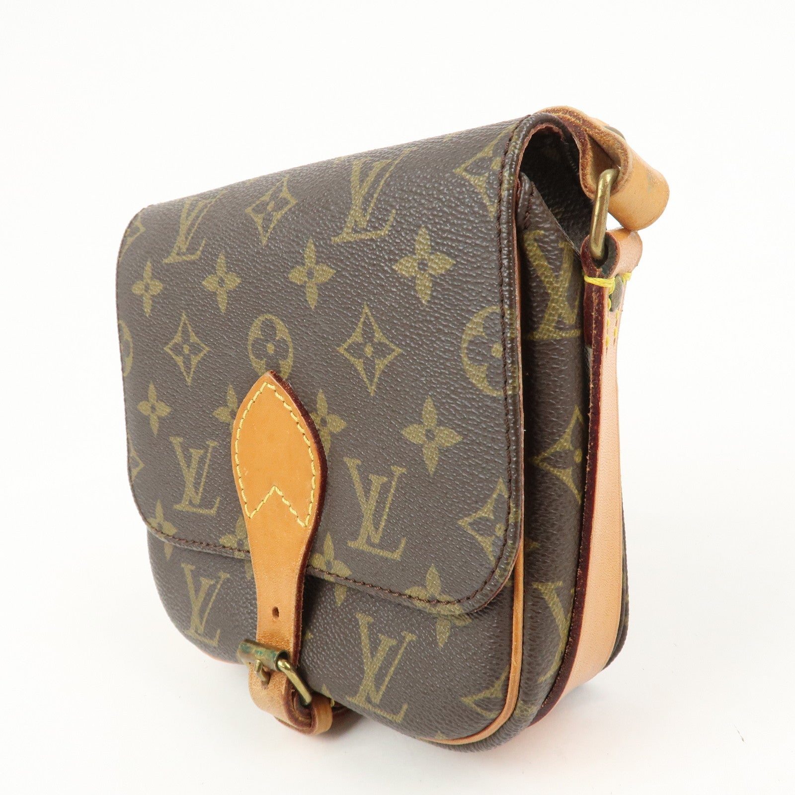 Louis Vuitton Monogram Mini Cartouchiere Shoulder Bag M51254