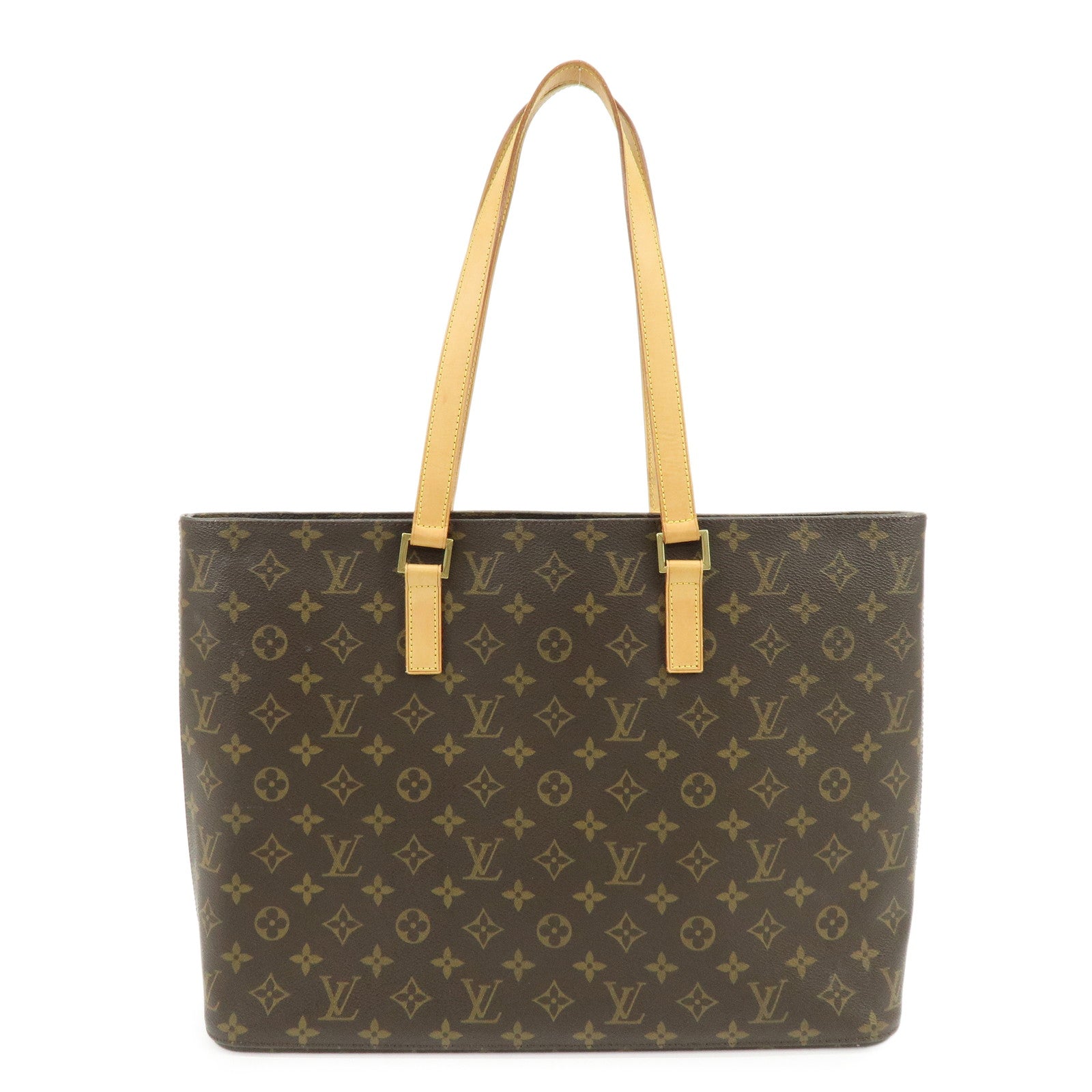 Louis Vuitton Monogram Luco Tote Bag Shoulder Bag Brown M51155