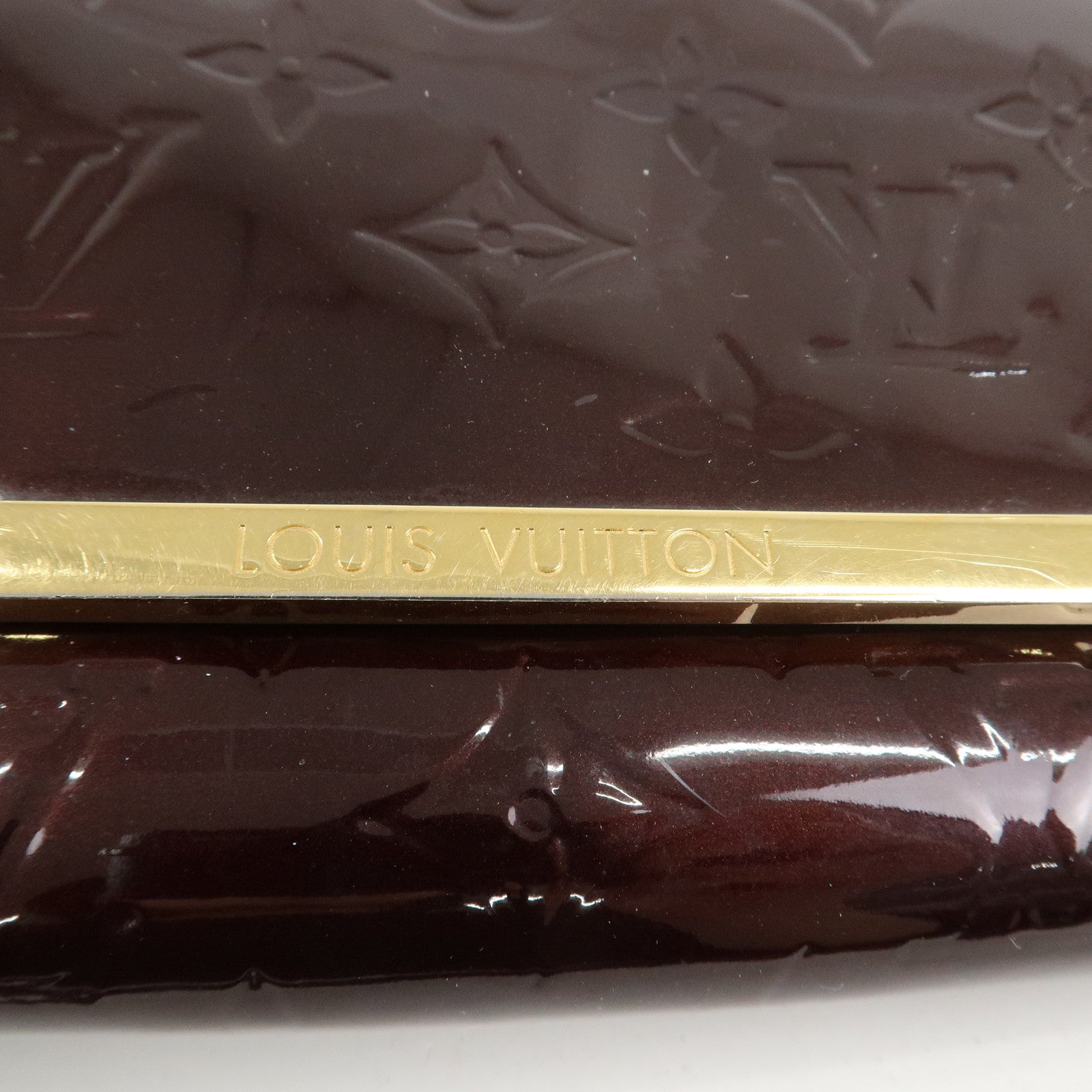 Louis Vuitton Vernis Rossmore PM Shoulder Bag Amarante M91546