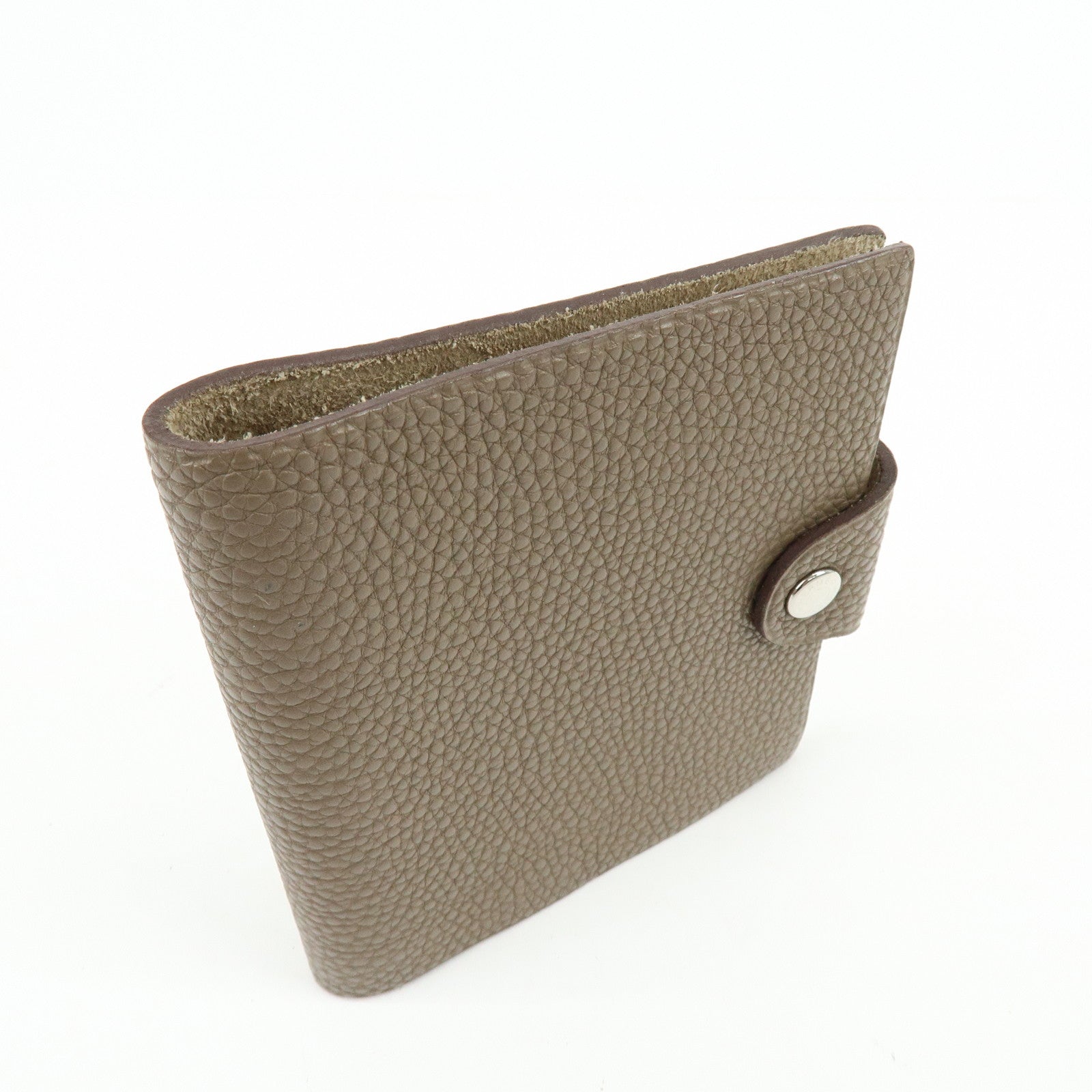 HERMES Ulysse Mini Taurillon Clemence Note Book Cover □K Stamped