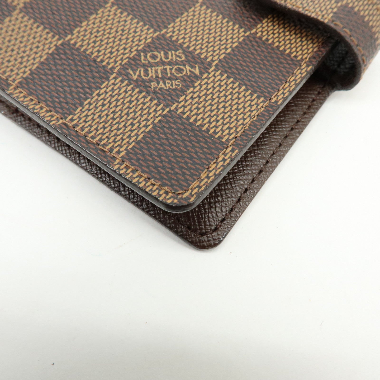 Louis Vuitton Damier Ebene Agenda PM Planner Cover Brown R20700
