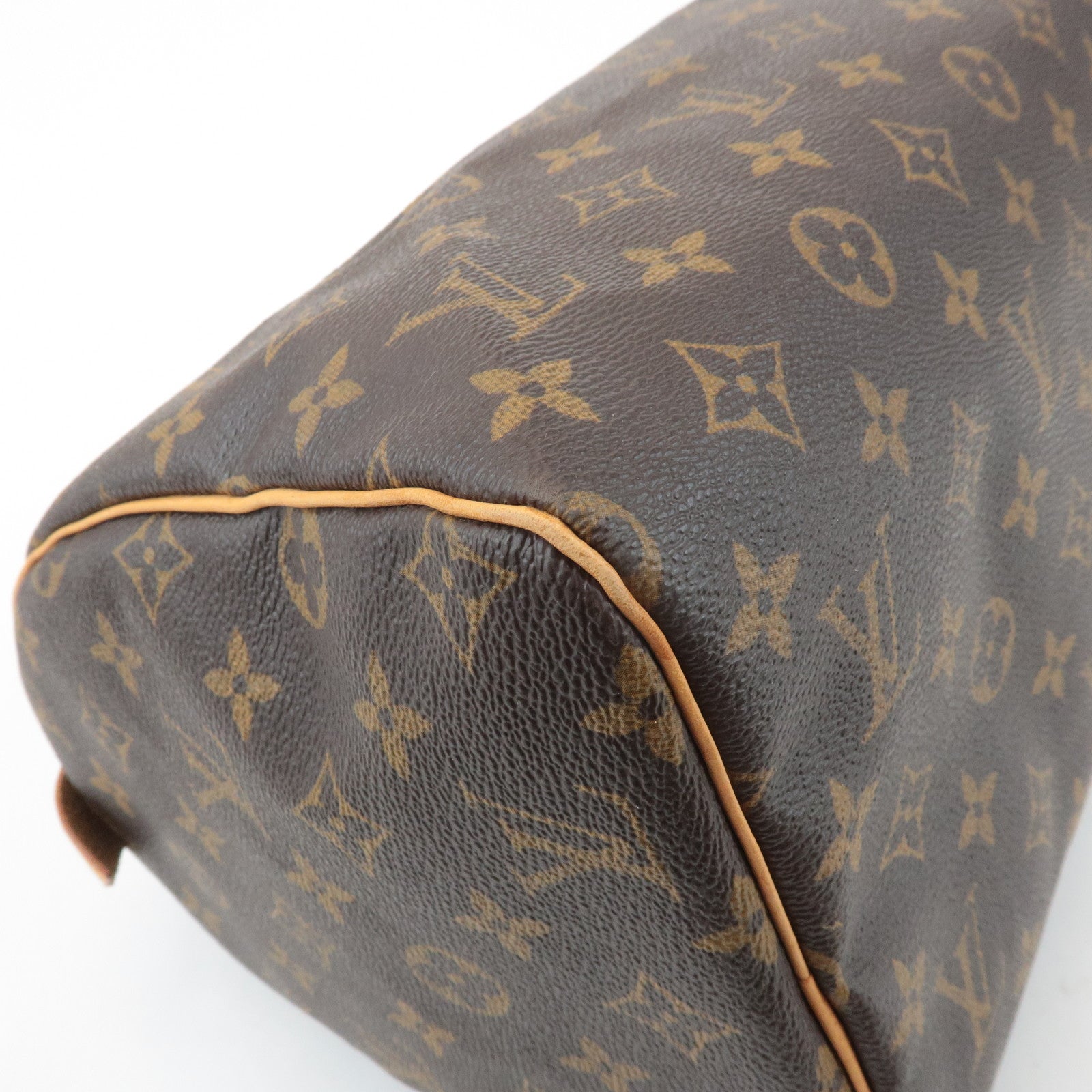 Louis Vuitton Monogram Speedy 30 Hand Bag Boston Bag M41526 Used