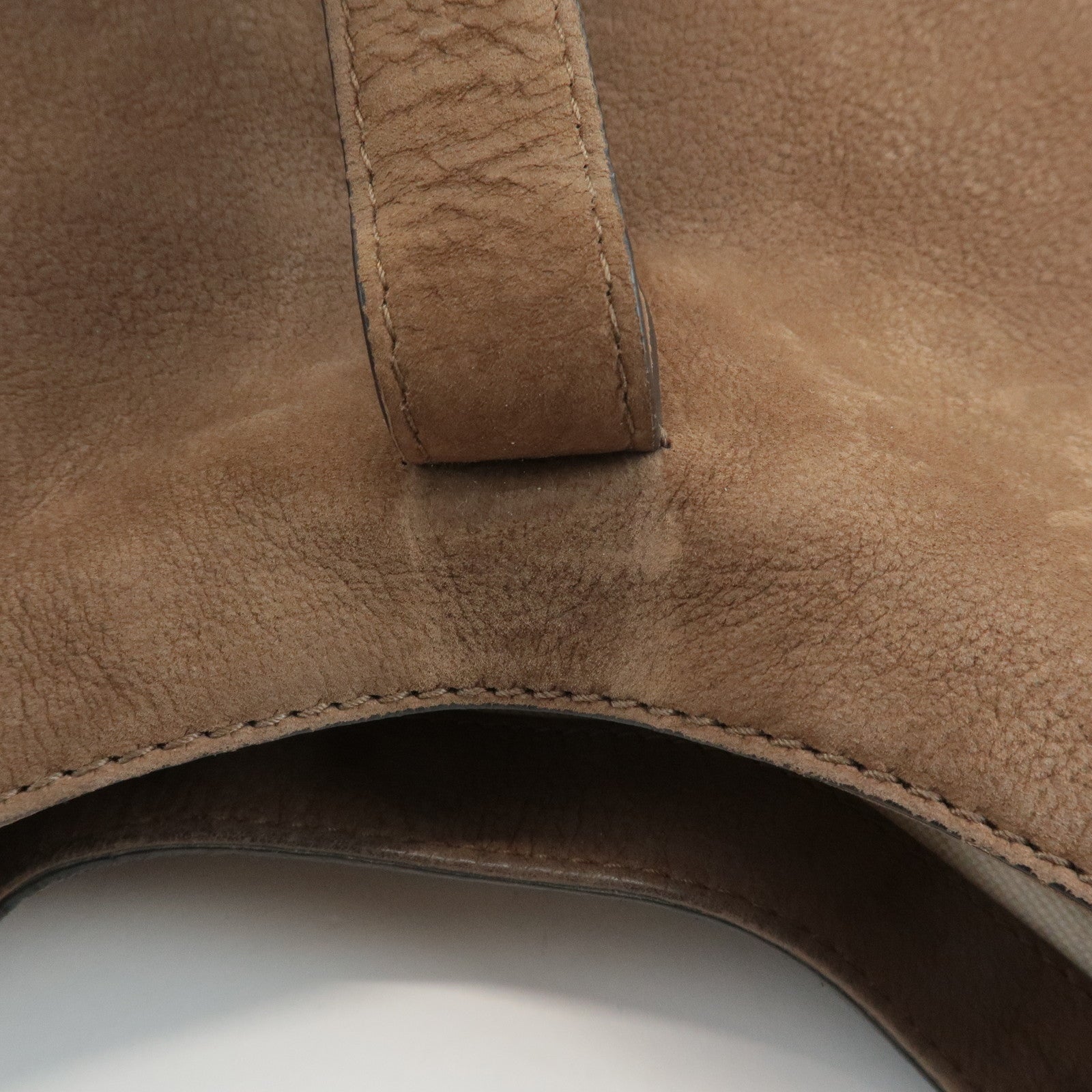 GUCCI New Jackie Leather Shoulder Bag Hand Bag Brown 277520 Used