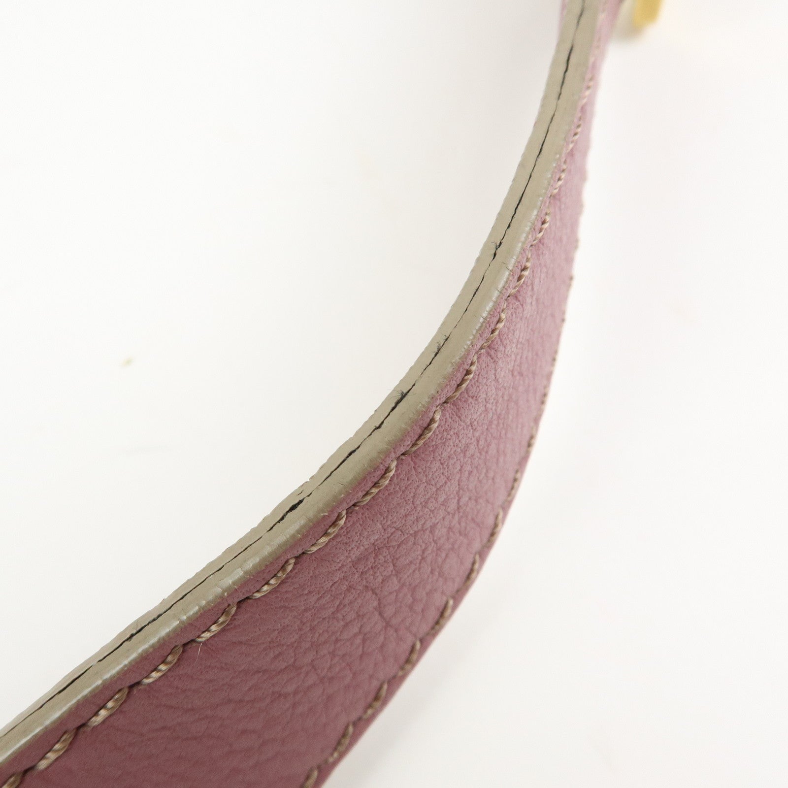 Chloe Marcie Leather Shoulder Bag Crossbody Bag Purple