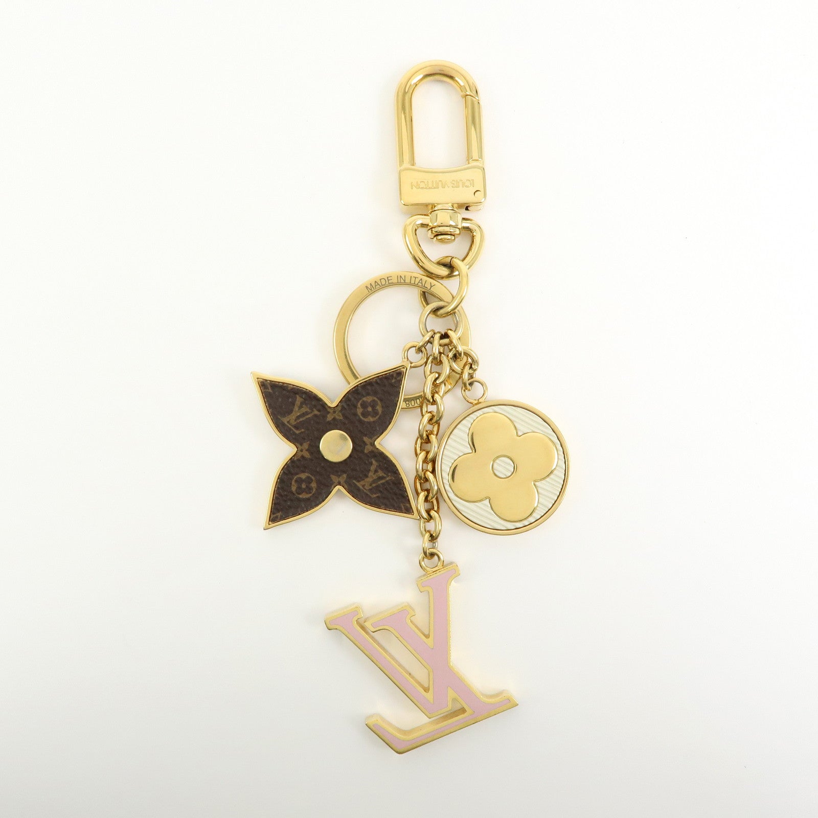 Louis Vuitton Porte Cles Spring Street Bag Charm Gold M69008