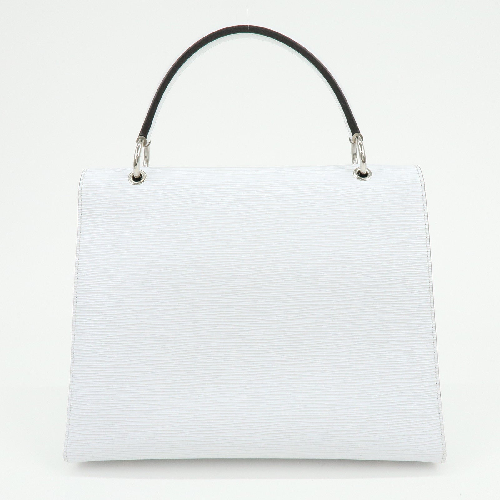 Louis Vuitton Epi Leather Grenelle MM 2Way Hand Bag White M53690