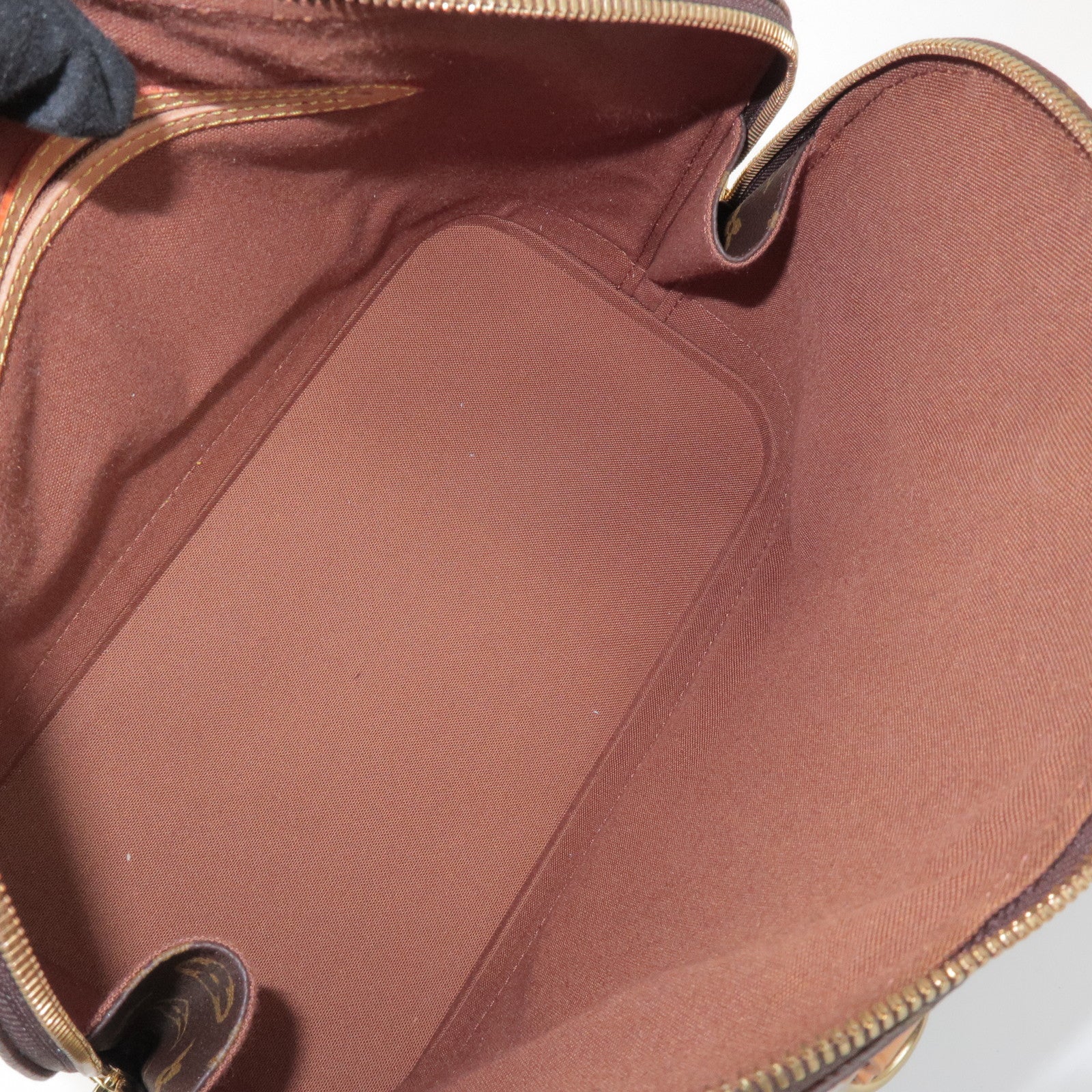 Louis Vuitton Monogram Alma Hand Bag Brown M51130