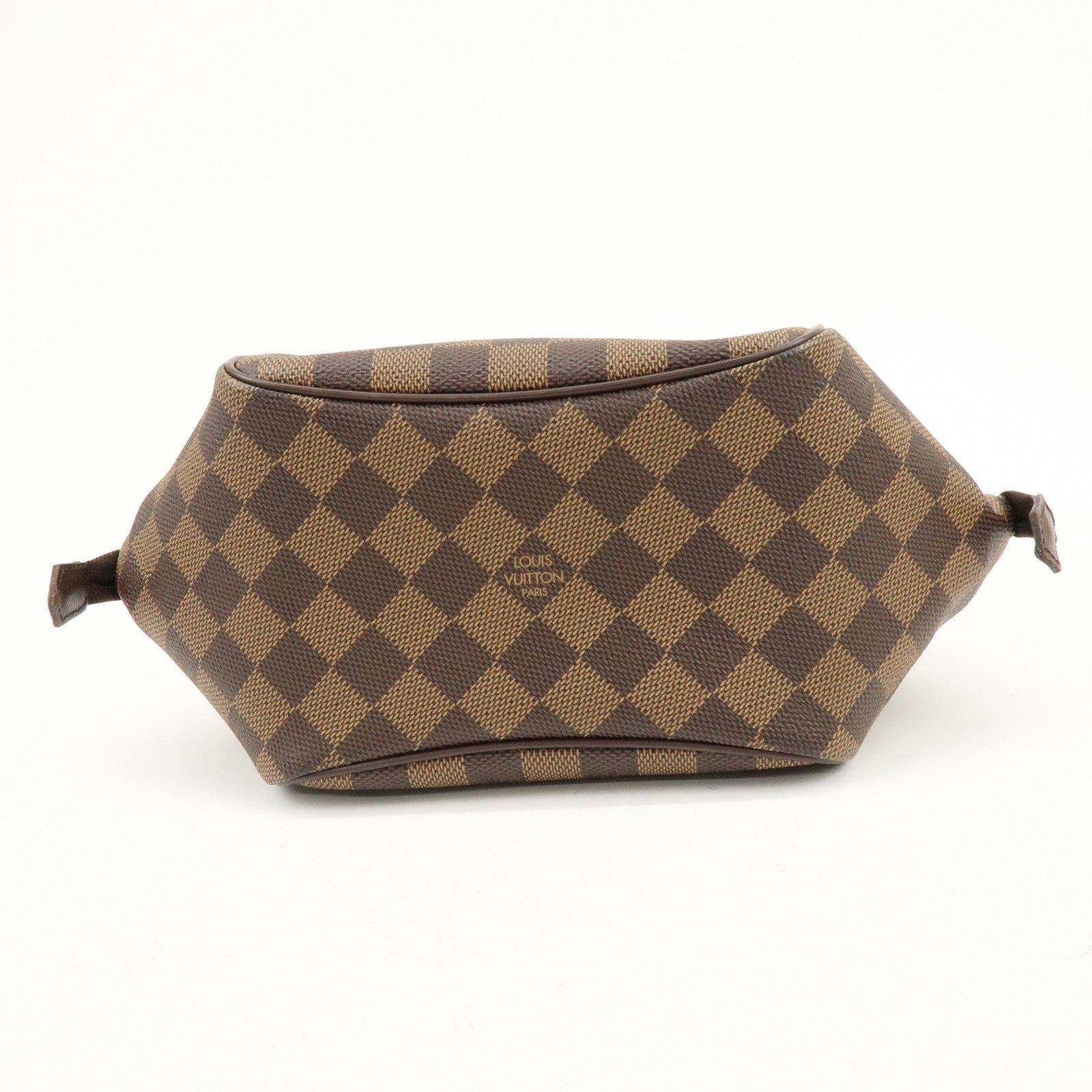 Louis Vuitton Damier Canvas Belem PM Hand Bag Brown N51173