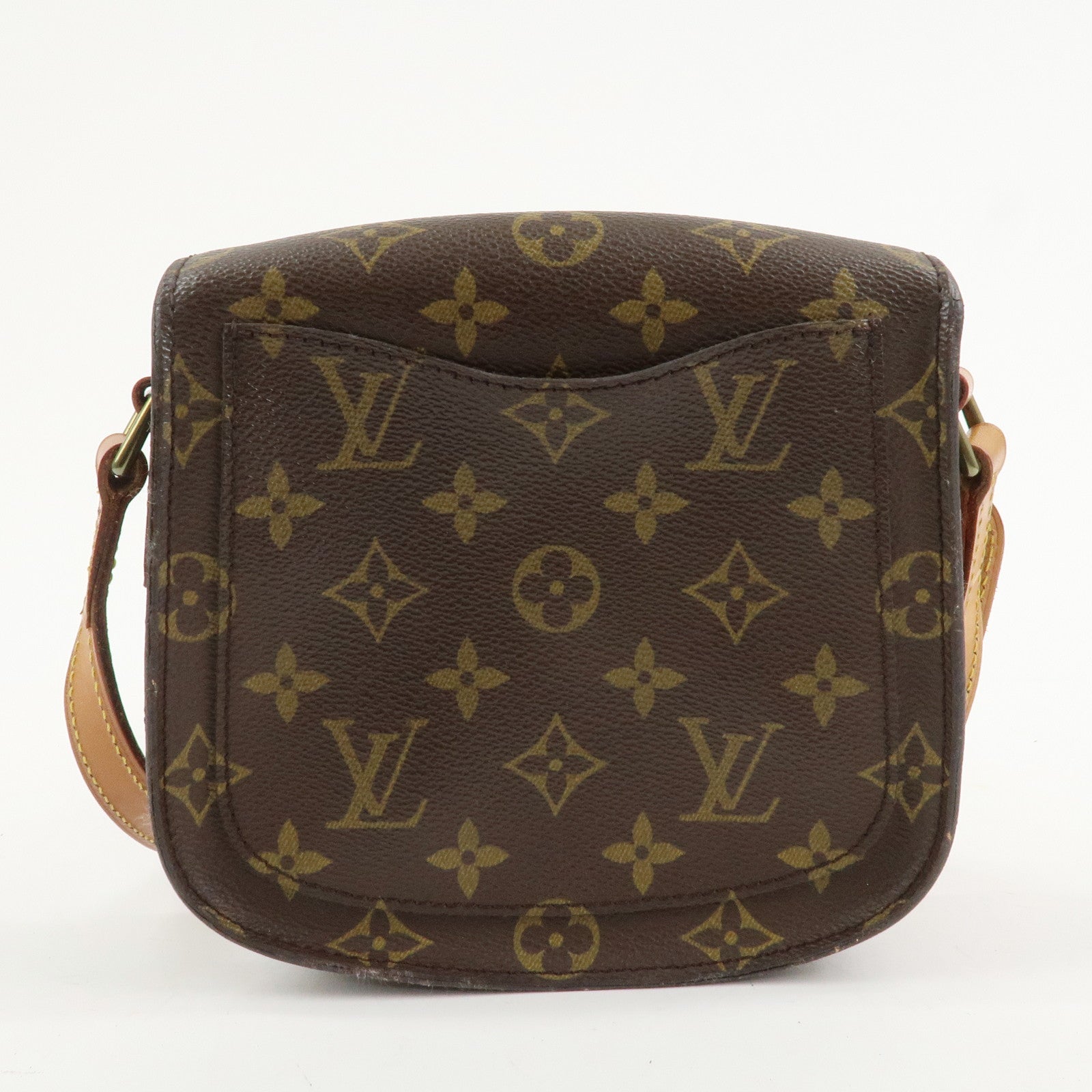 Louis Vuitton Monogram Saint Cloud MM Shoulder Bag Brown M51243