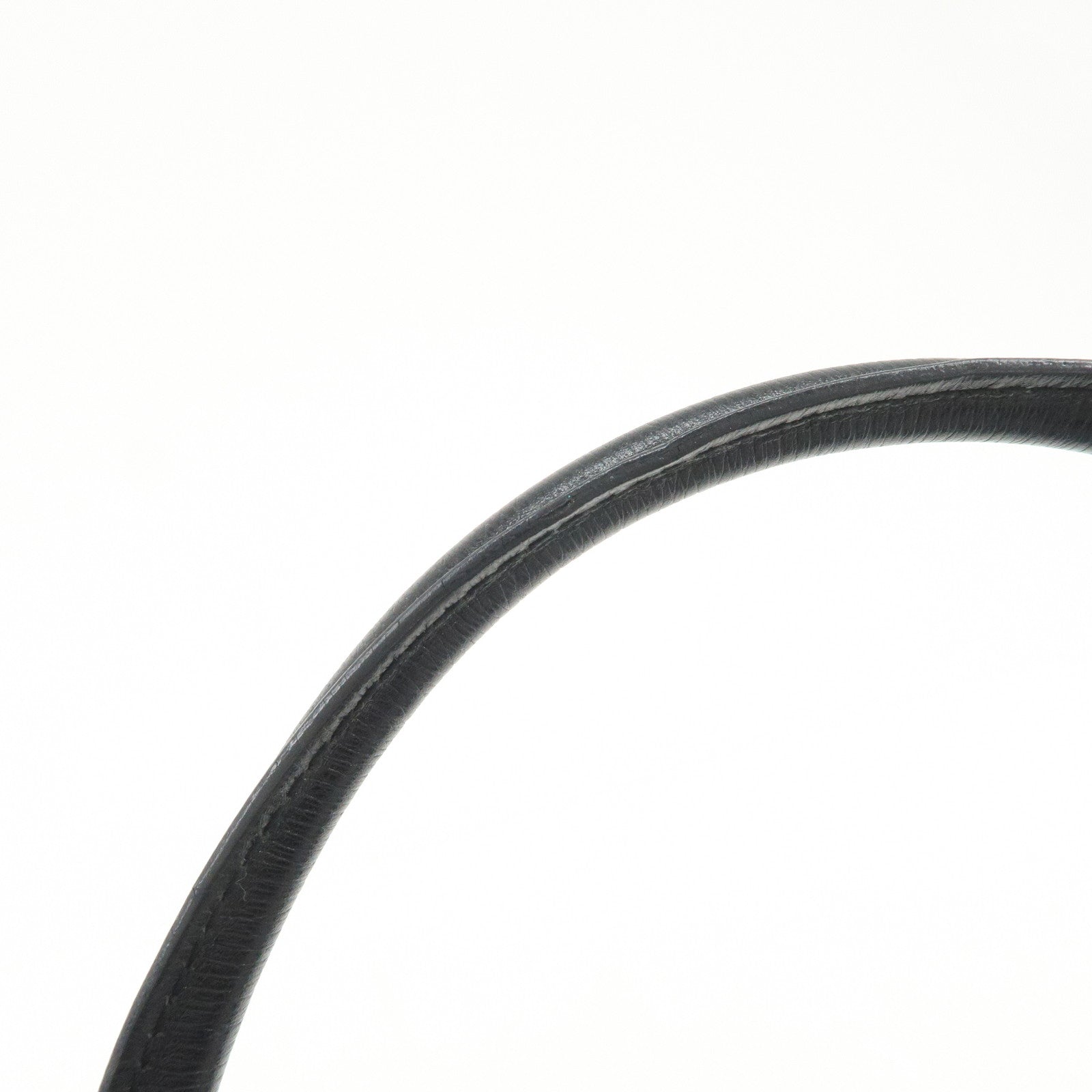 GUCCI Jackie Leather Hand Bag Black 01721