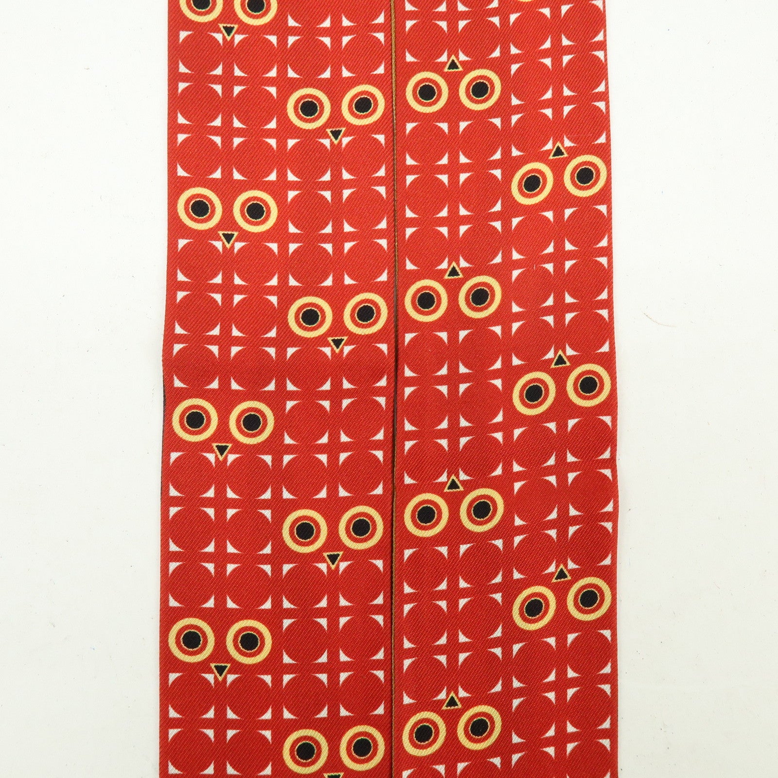 FENDI Wrappy Silk 100%  Scarf Red Multicolor