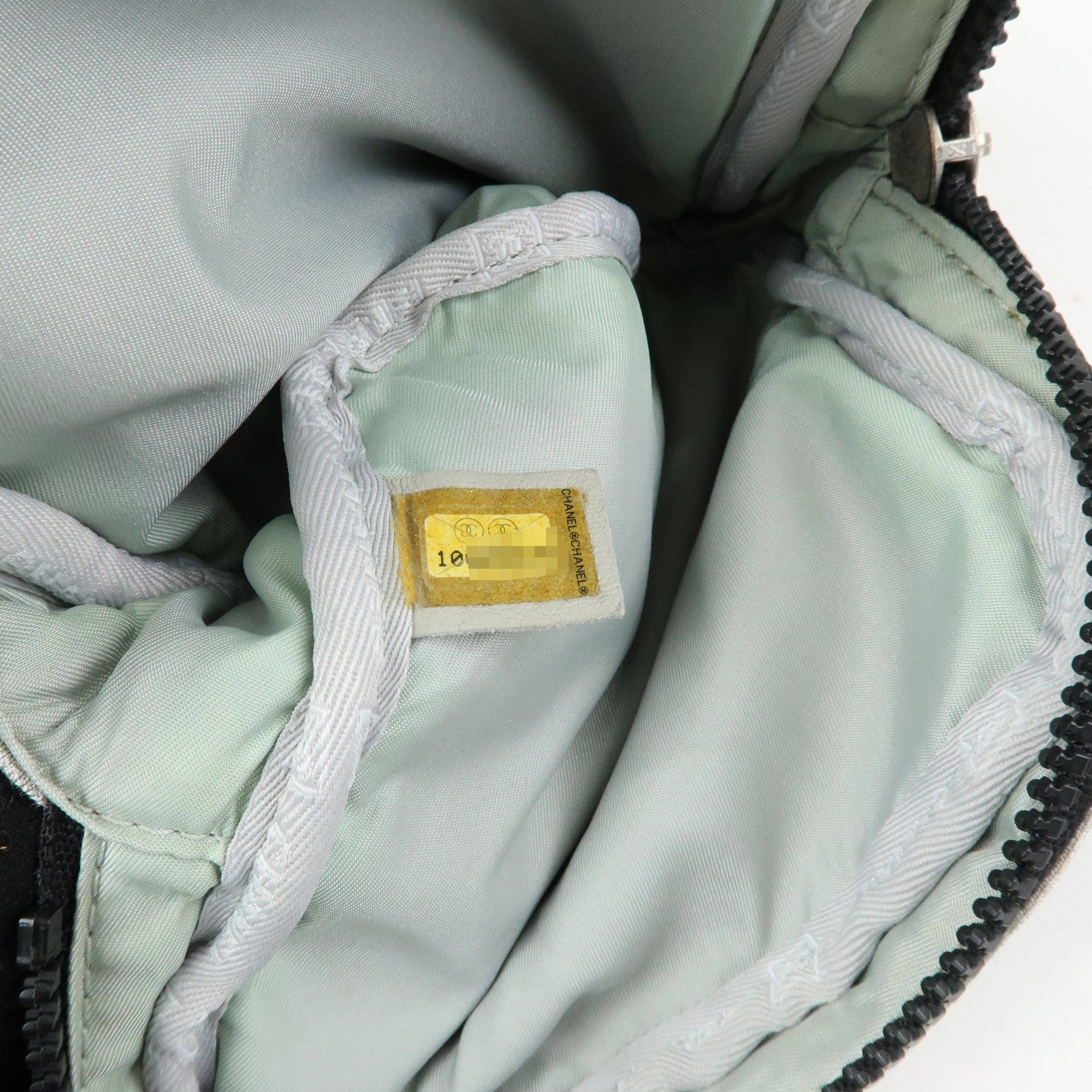 CHANEL CHANEL Sports Cotton Waist Bag Body Bag Gray
