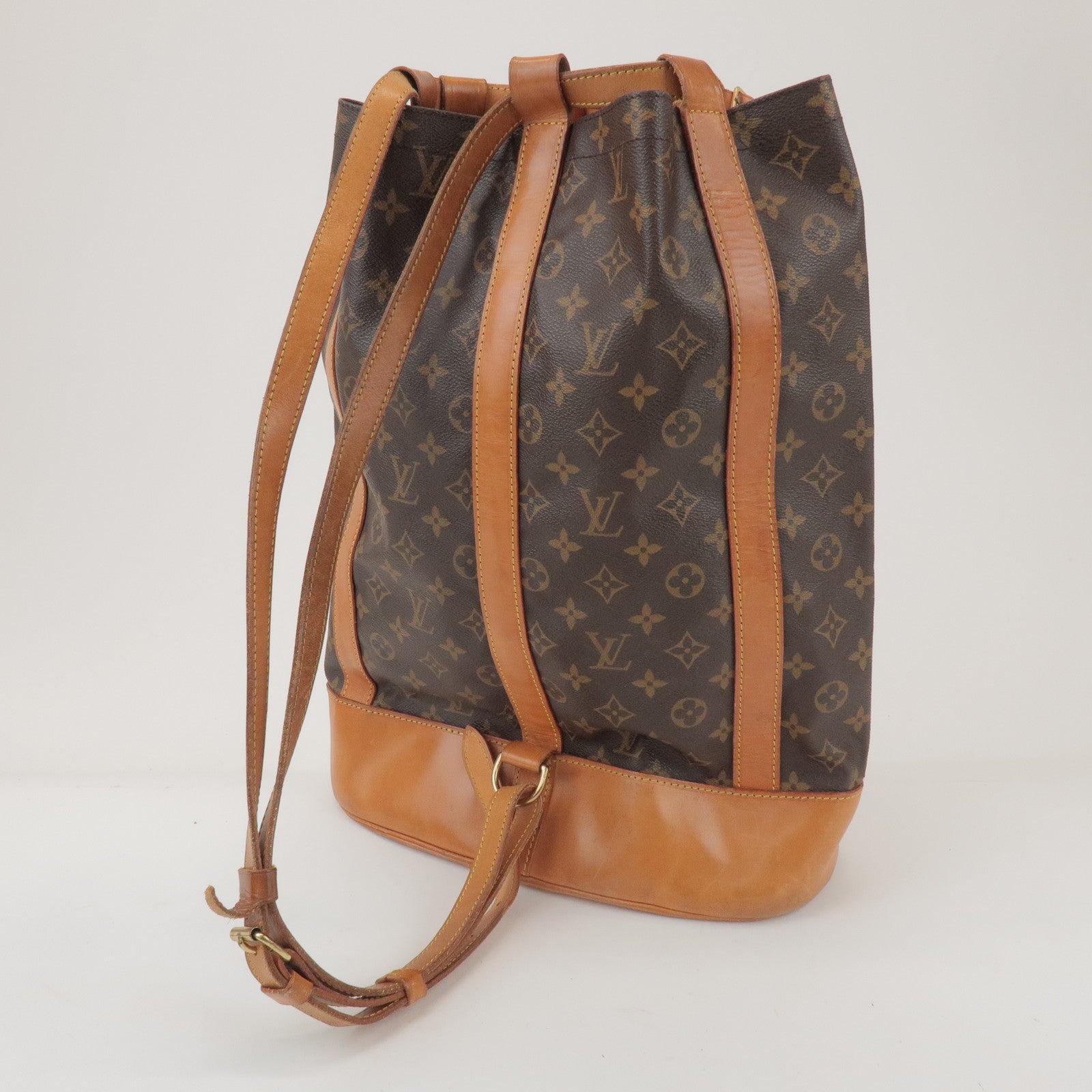 Louis Vuitton Monogram Randonnee GM Shoulder Bag Brown M42244