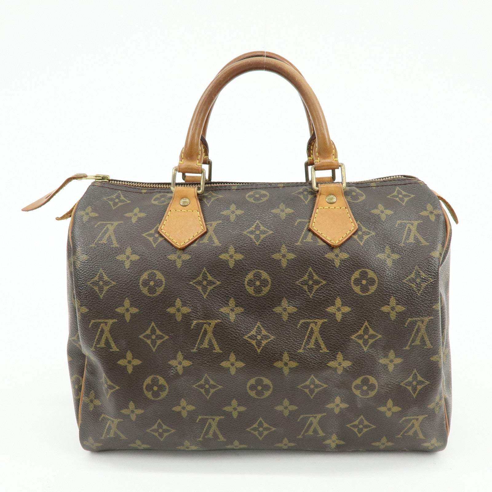 Louis Vuitton Monogram Speedy 30 Boston Bag Hand Bag Brown M41526