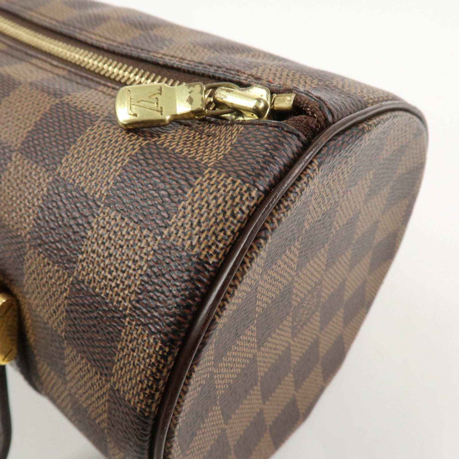 Louis Vuitton Damier Ebene Papillon 26 Hand Bag Brown N51304