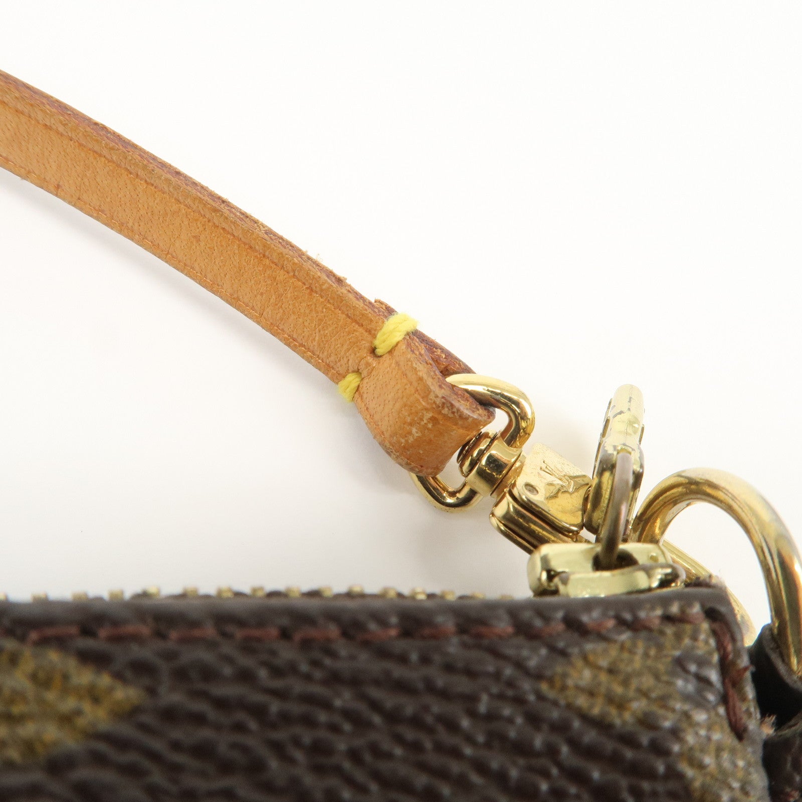 Louis Vuitton Monogram Pochette Accessoires Pouch Hand Bag M51980