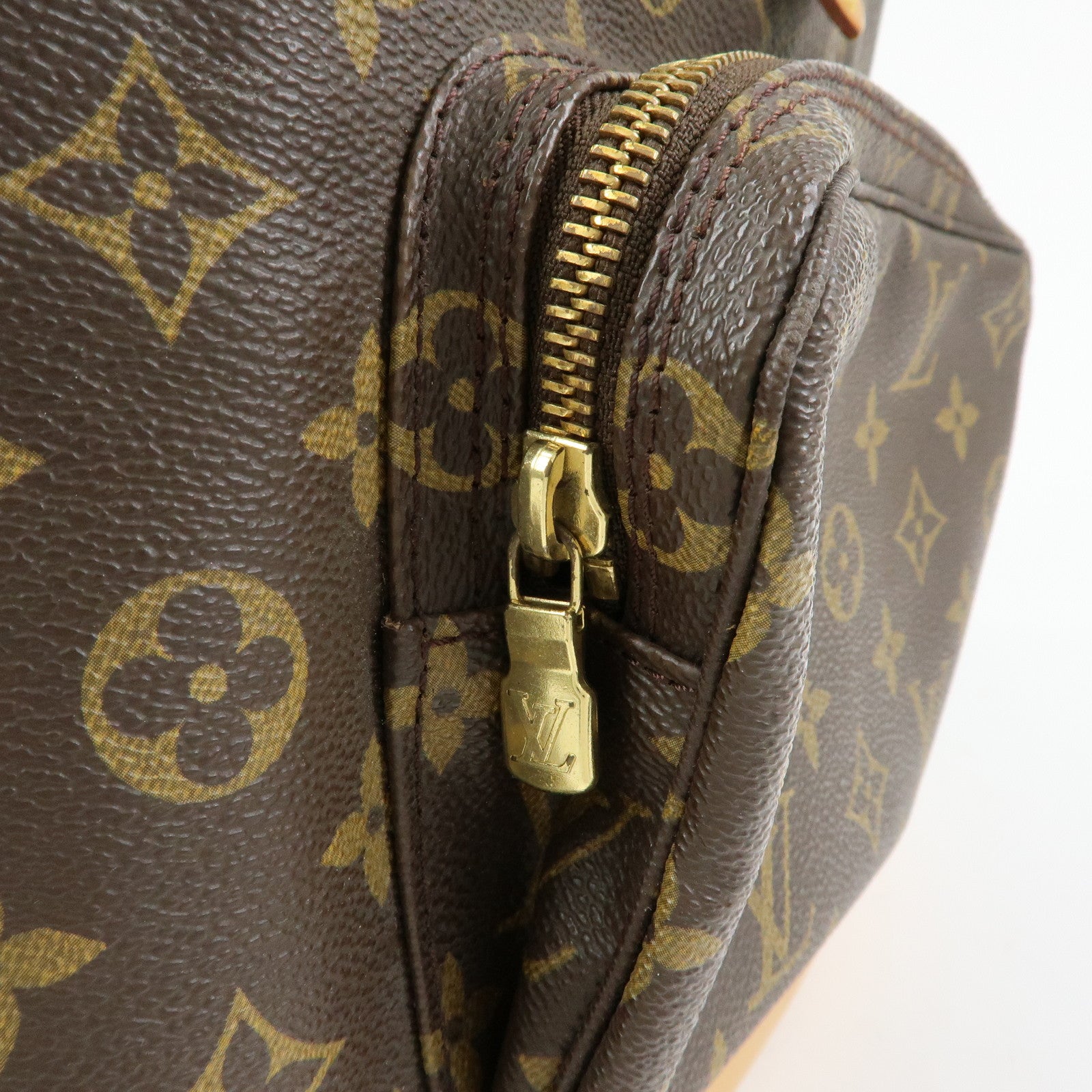 Louis Vuitton Monogram Montsouris GM Backpack Rucksack Brown M51135