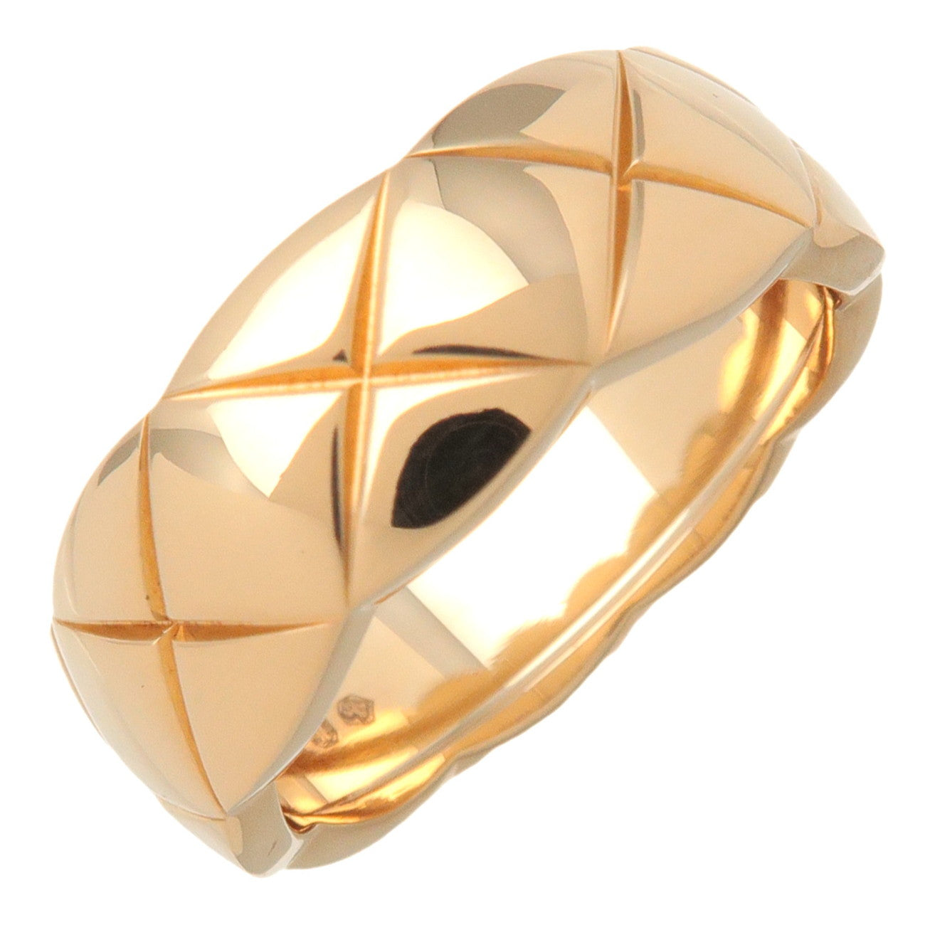 CHANEL COCO Crush Ring Medium #50 K18YG 750YG Yellow Gold J10571