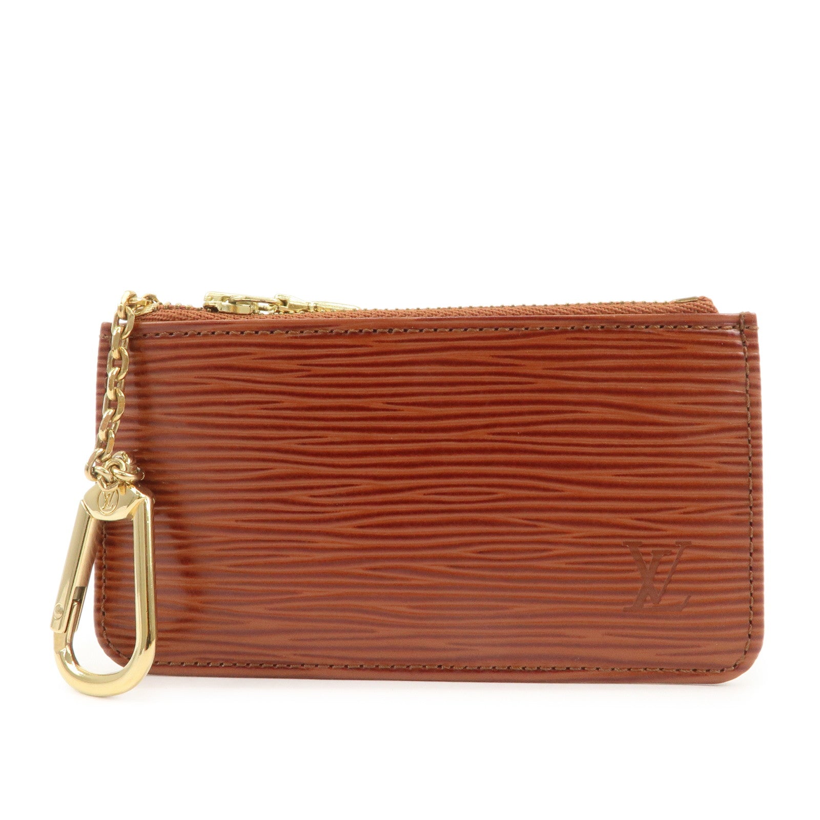 Louis Vuitton Epi Pochette Cles Coin Case Kenya Brown M63803