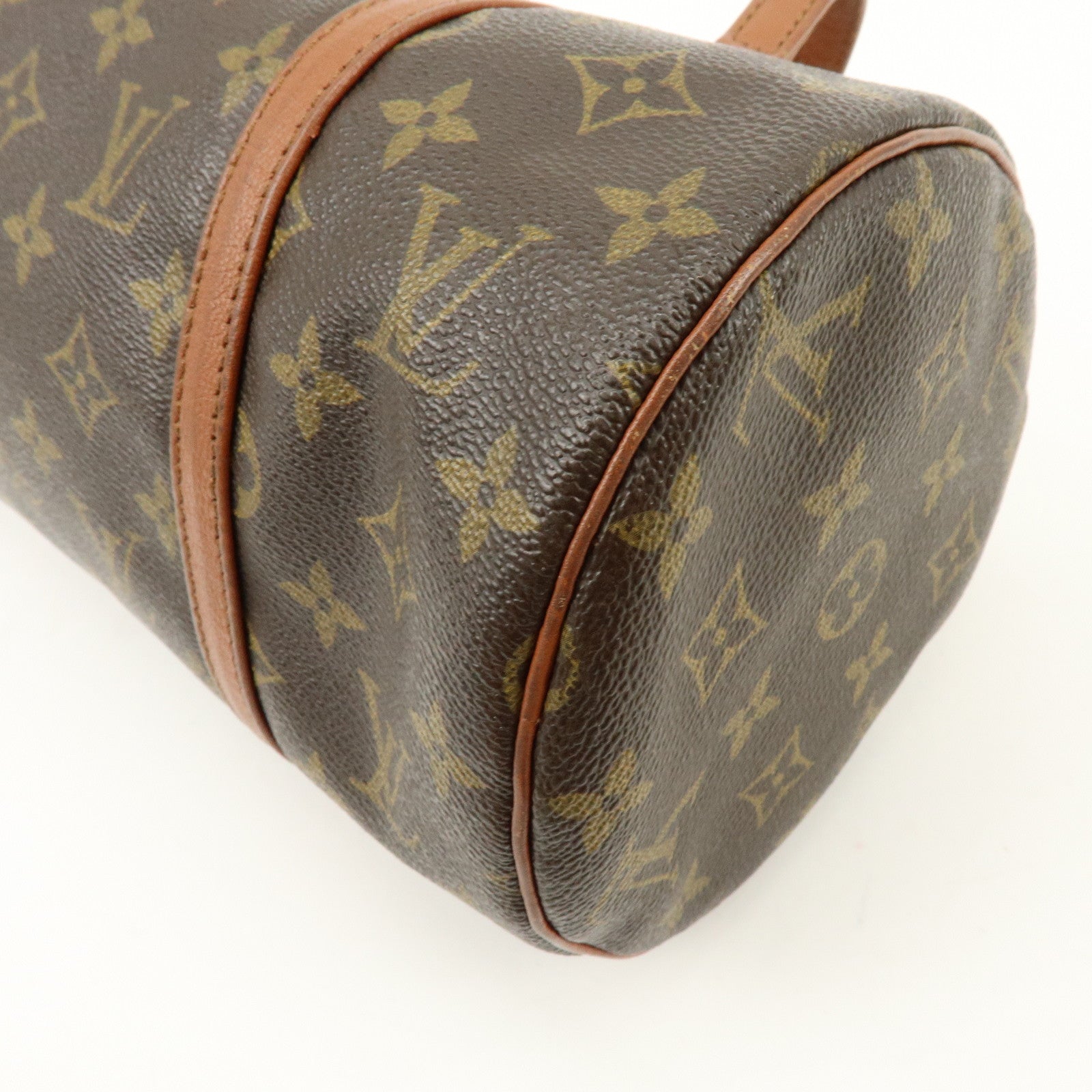 Louis Vuitton Monogram Papillon 30 Hand Bag Brown M51365
