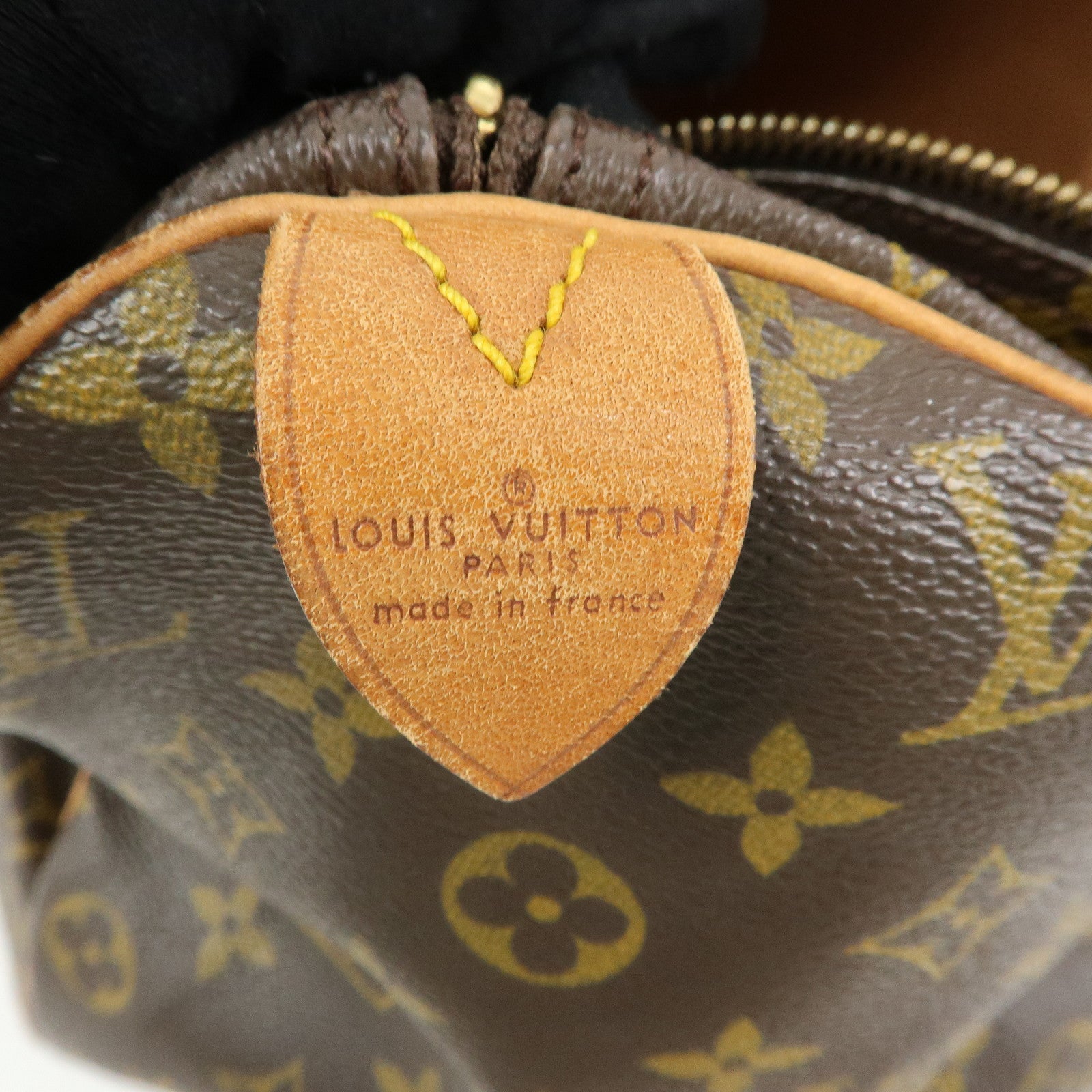 Louis Vuitton Monogram Speedy 40 Hand Bag Boston Bag Brown M41522