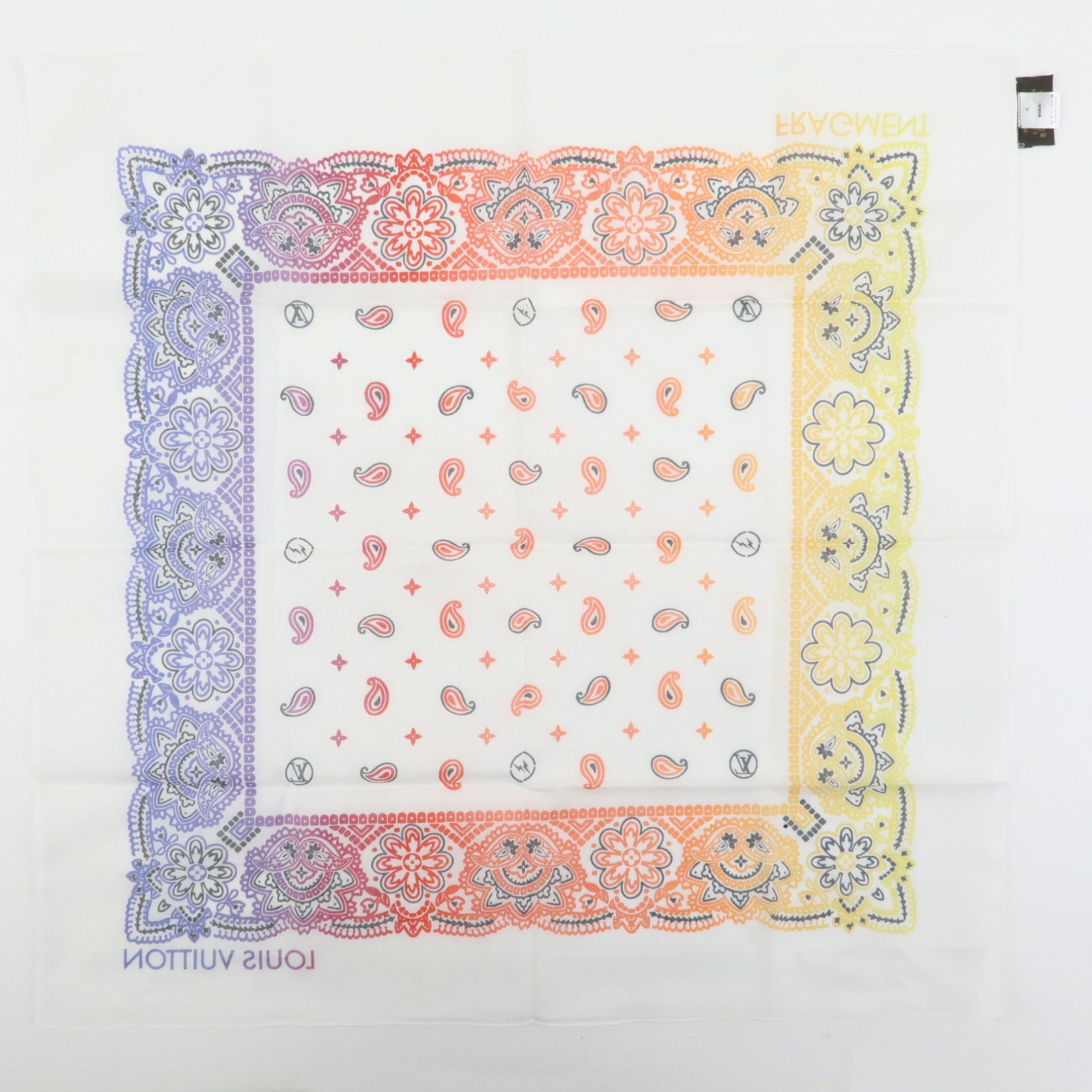 Louis Vuitton Cotton100% FRAGMENT DESIGN Scarf Bandana M73745