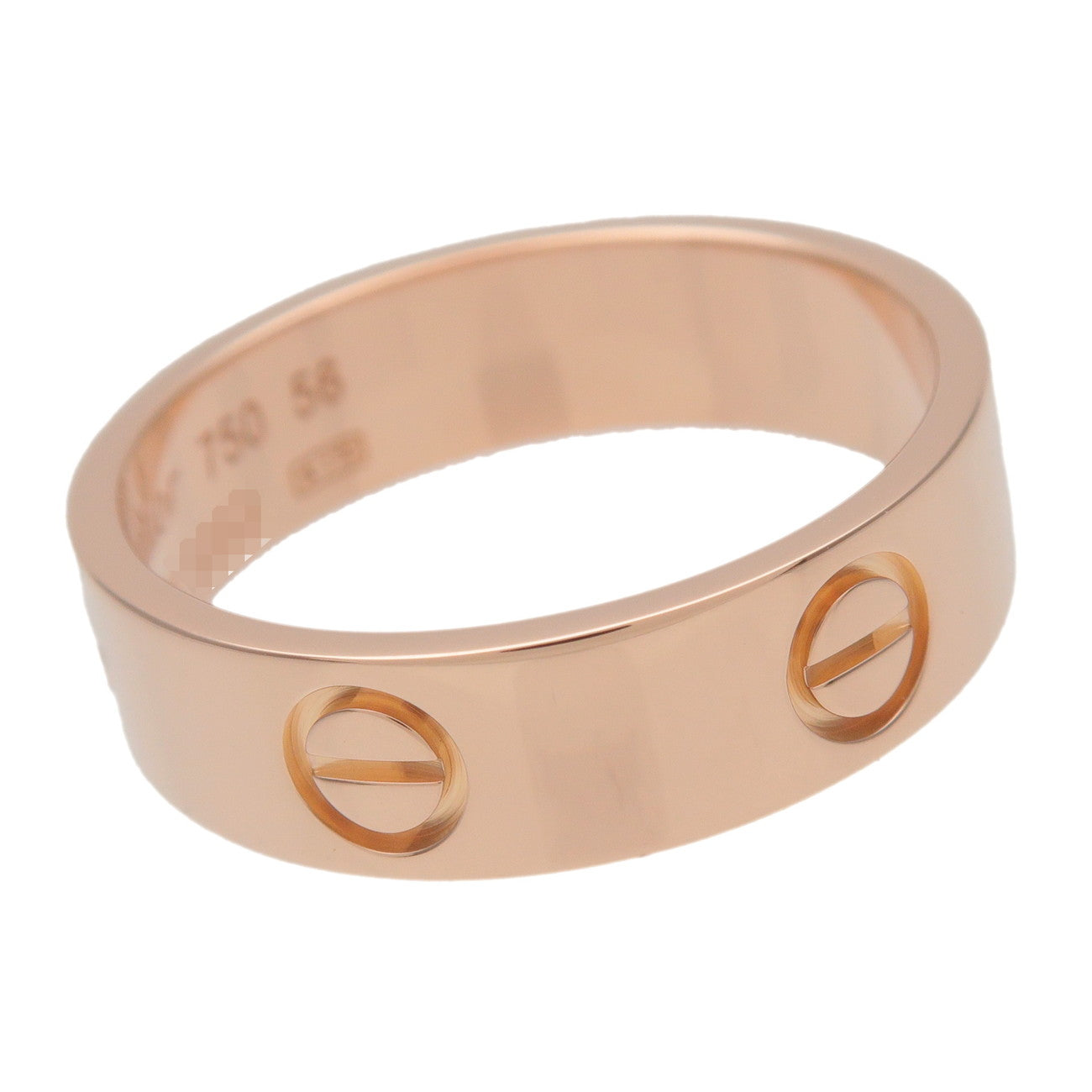 Cartier Love Ring K18 750PG Rose Gold #56 US7.75 EU56 HK17