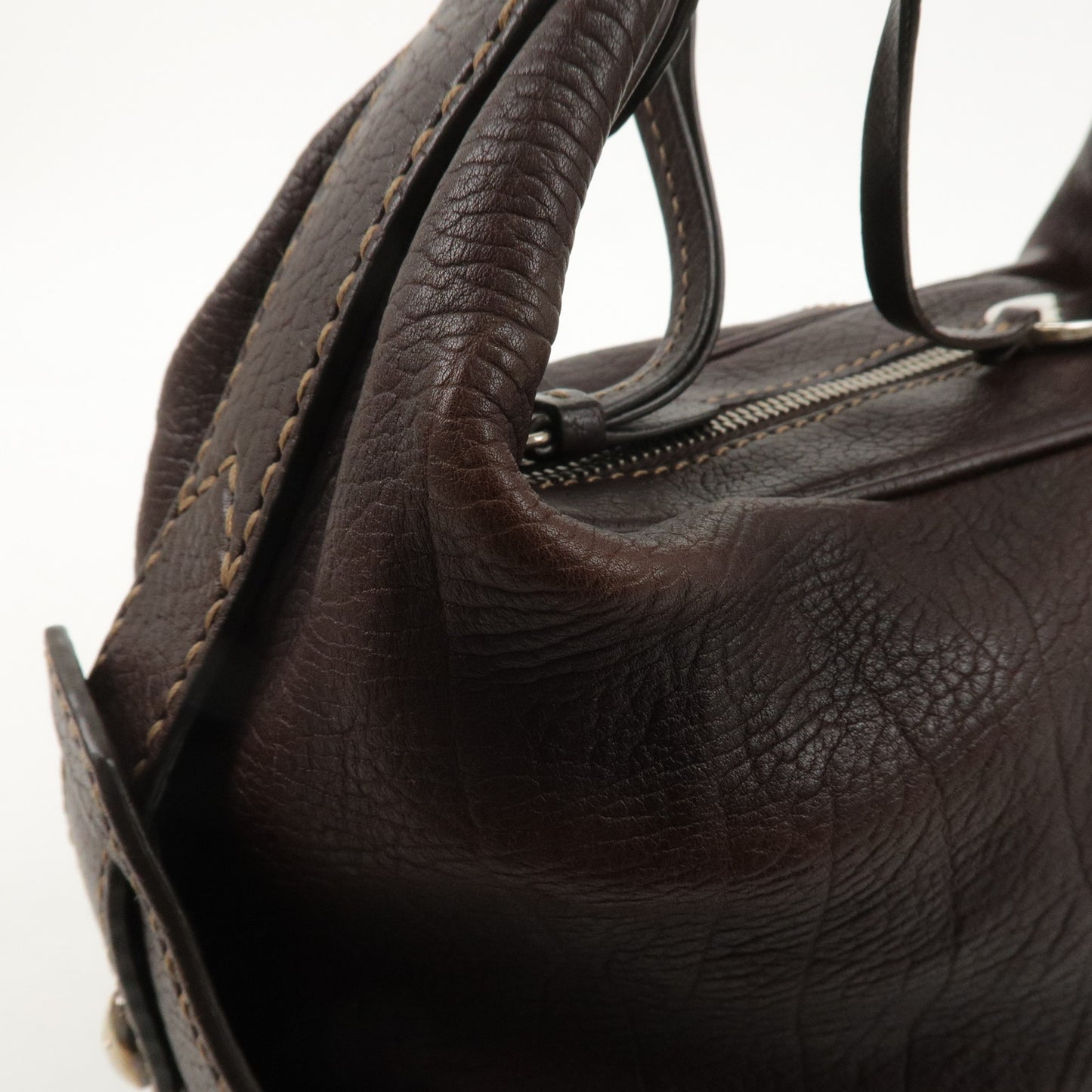 TOD’S Leather One-shoulder Bag Shoulder Bag Hand Bag Brown