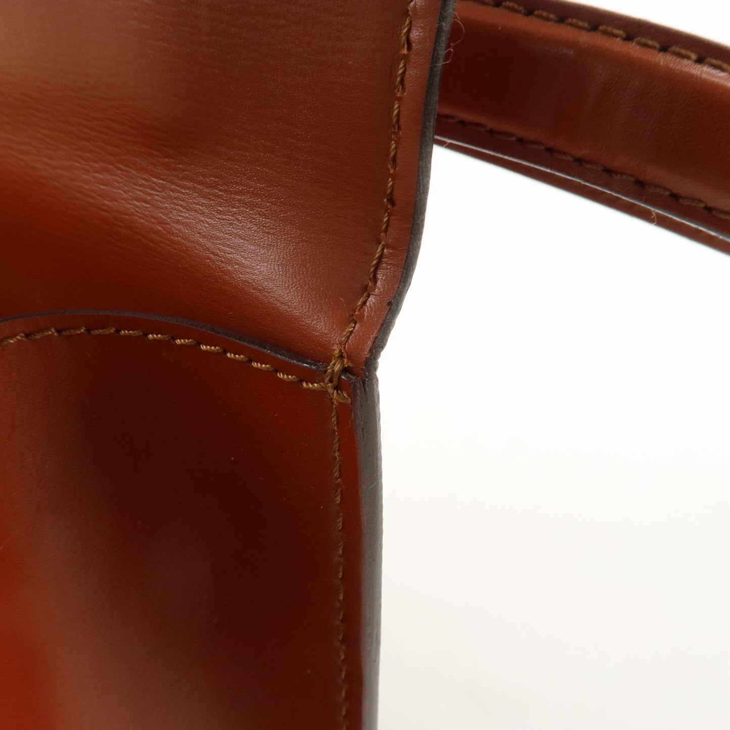 Louis Vuitton Epi Leather Malselv Hand Bag Kenya Brown M52373