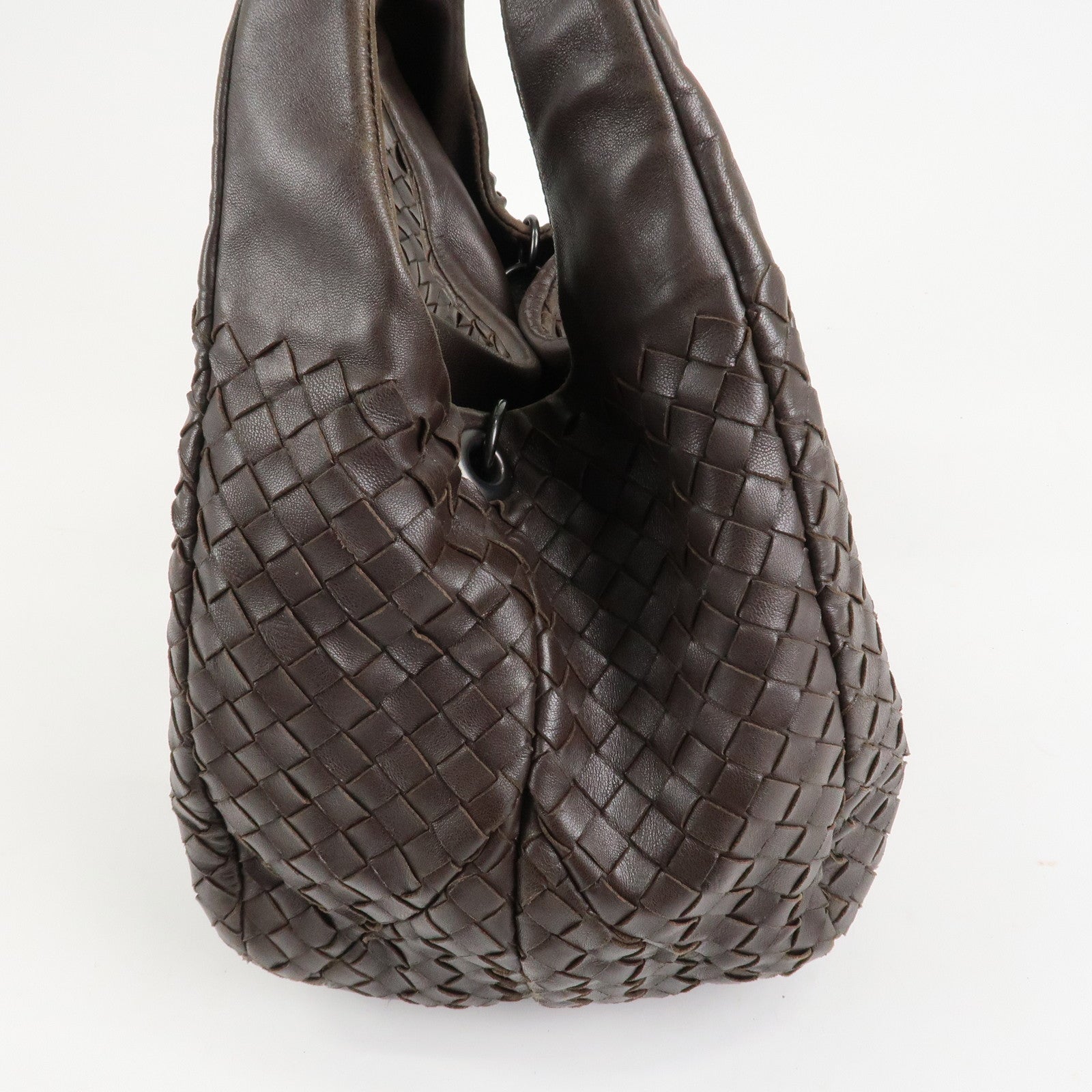 BOTTEGA VENETA Intrecciato Campana Medium Shoulder Bag 125787 Used