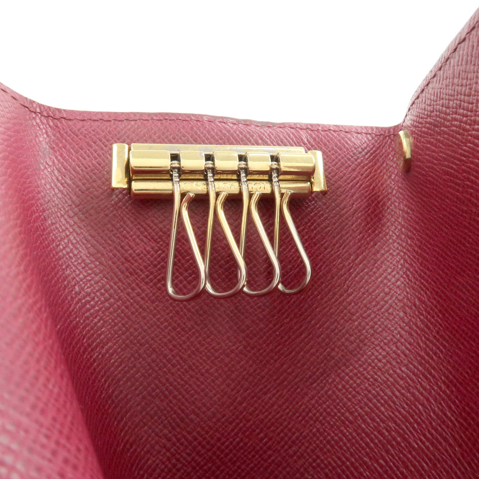 Louis Vuitton Monogram Multicles Berlingo Key Case Fuchsia M61475 Used