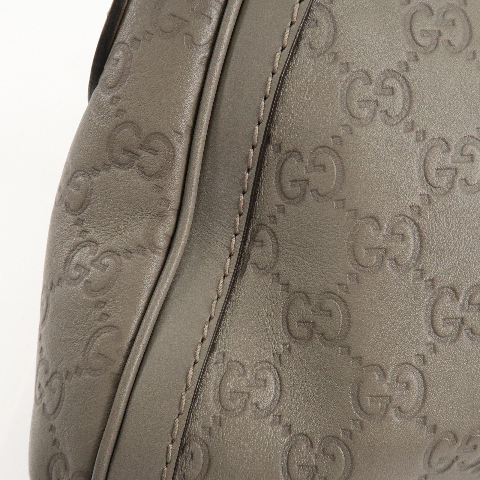 GUCCI Guccissima Scarlet Guccissima Leather Shoulder Bag 282298 Used