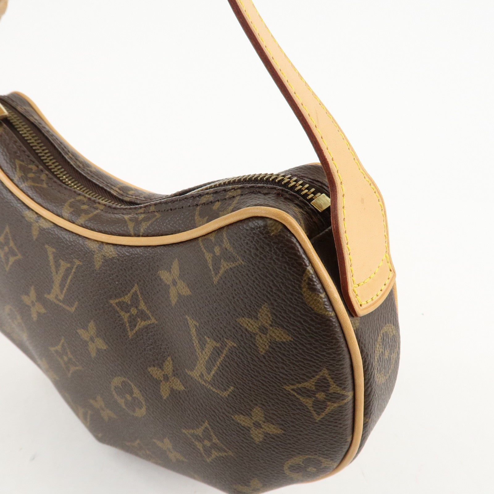 Louis Vuitton Monogram Pochette Croissant Shoulder Bag M51510 Used